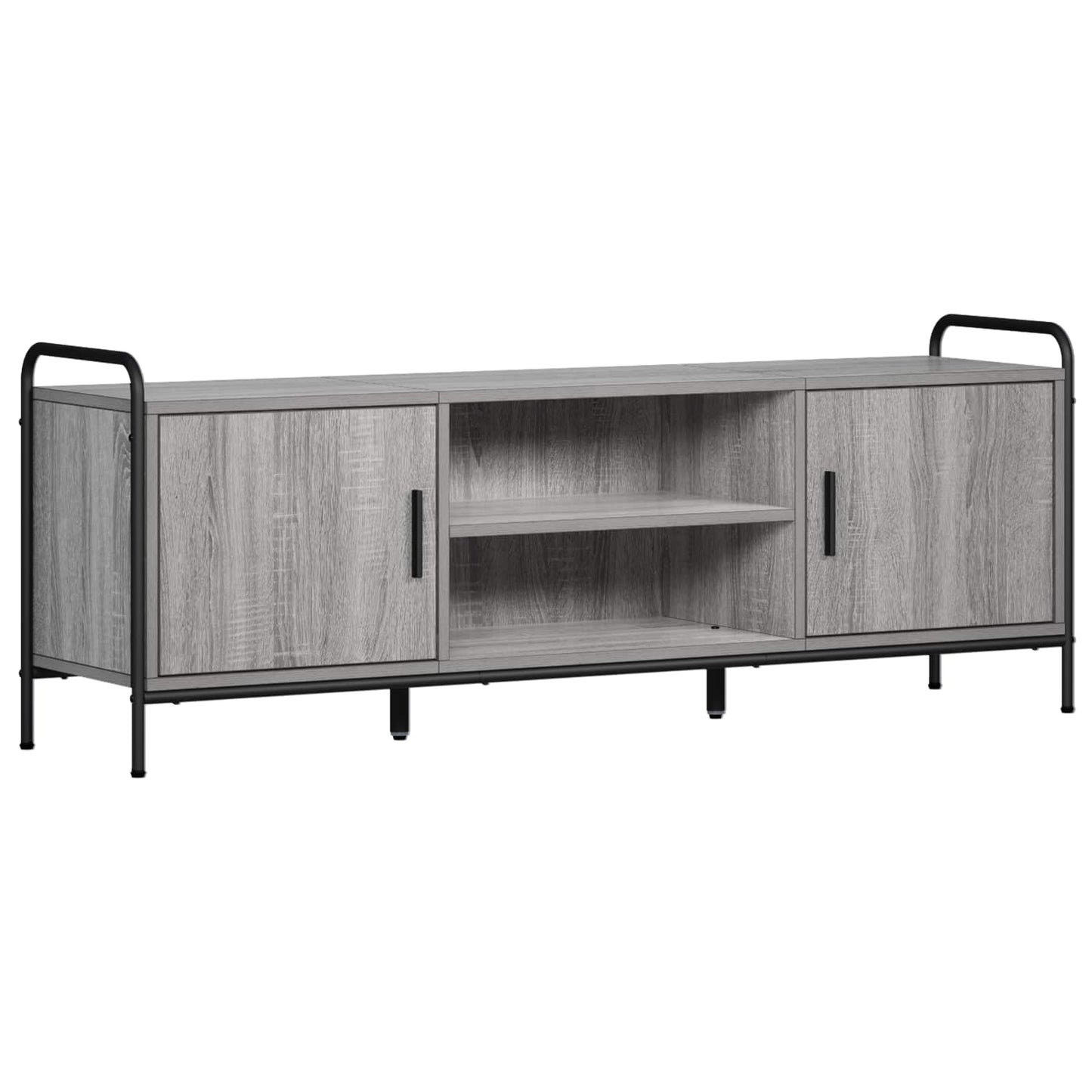 vidaXL Ντουλάπι TV 133 x 33 x 50 εκ. Γκρι Sonoma Επεξεργασμένο Ξύλο