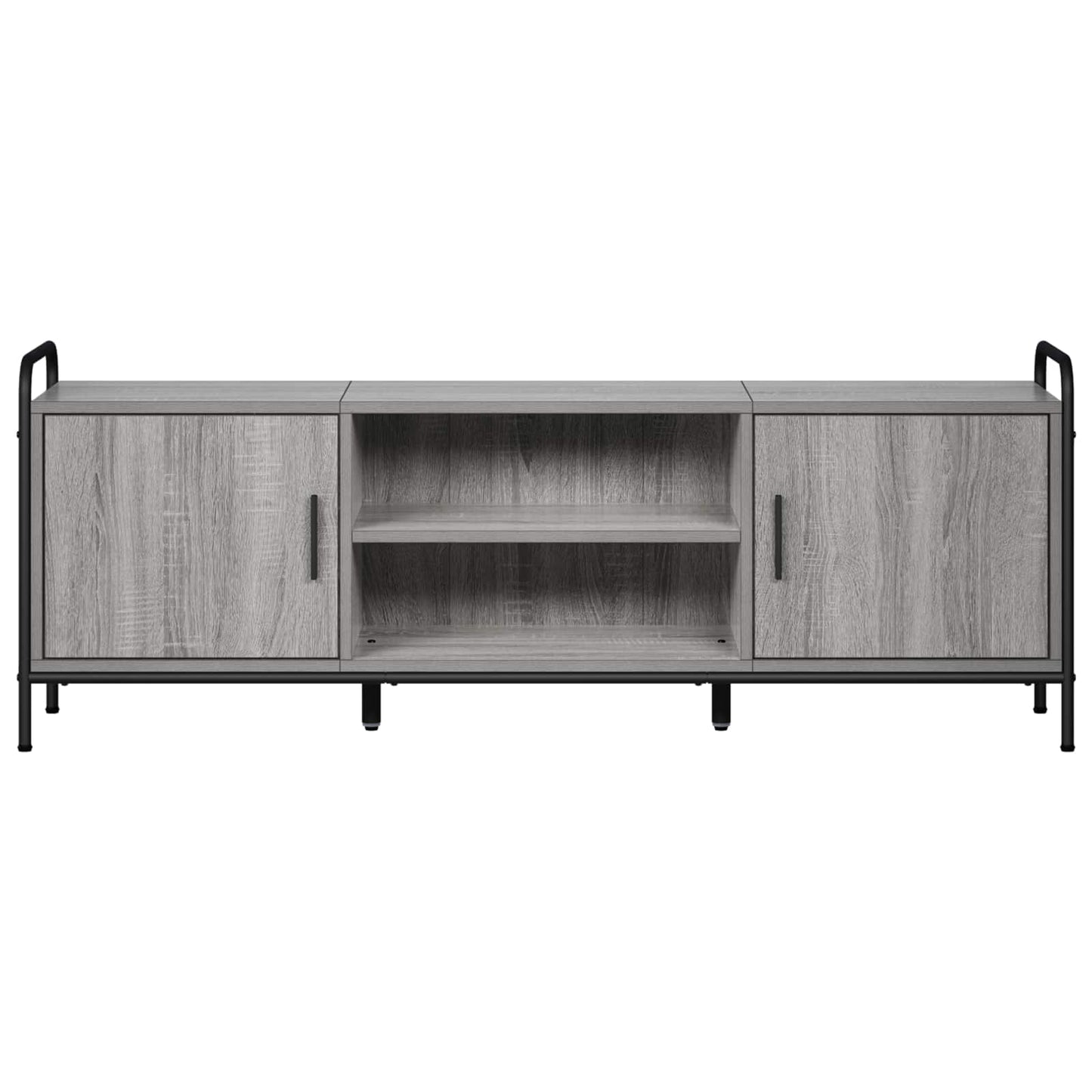 vidaXL Ντουλάπι TV 133 x 33 x 50 εκ. Γκρι Sonoma Επεξεργασμένο Ξύλο