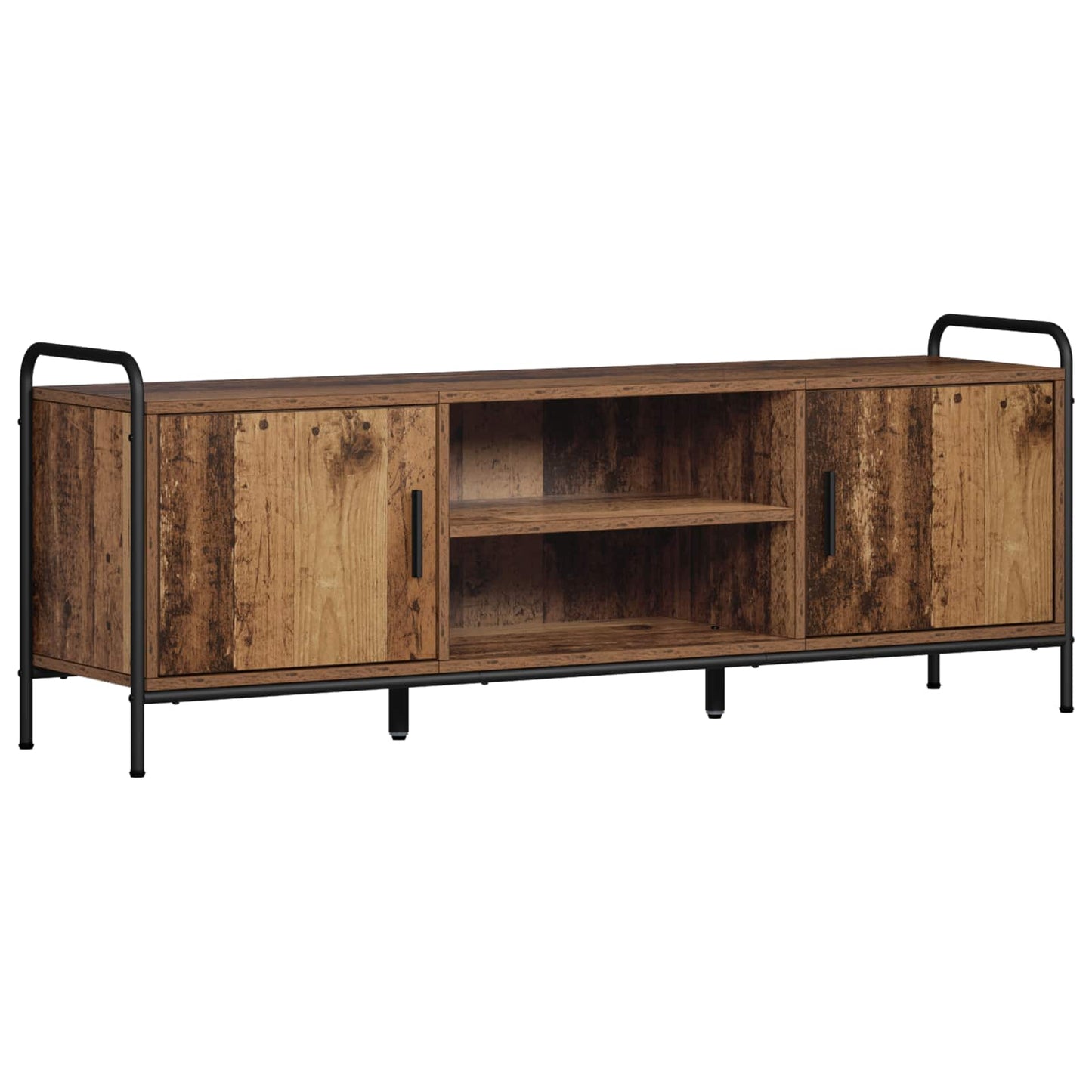 vidaXL Ντουλάπι TV 133 x 33 x 50 εκ. Παλαιωμένο ξύλο