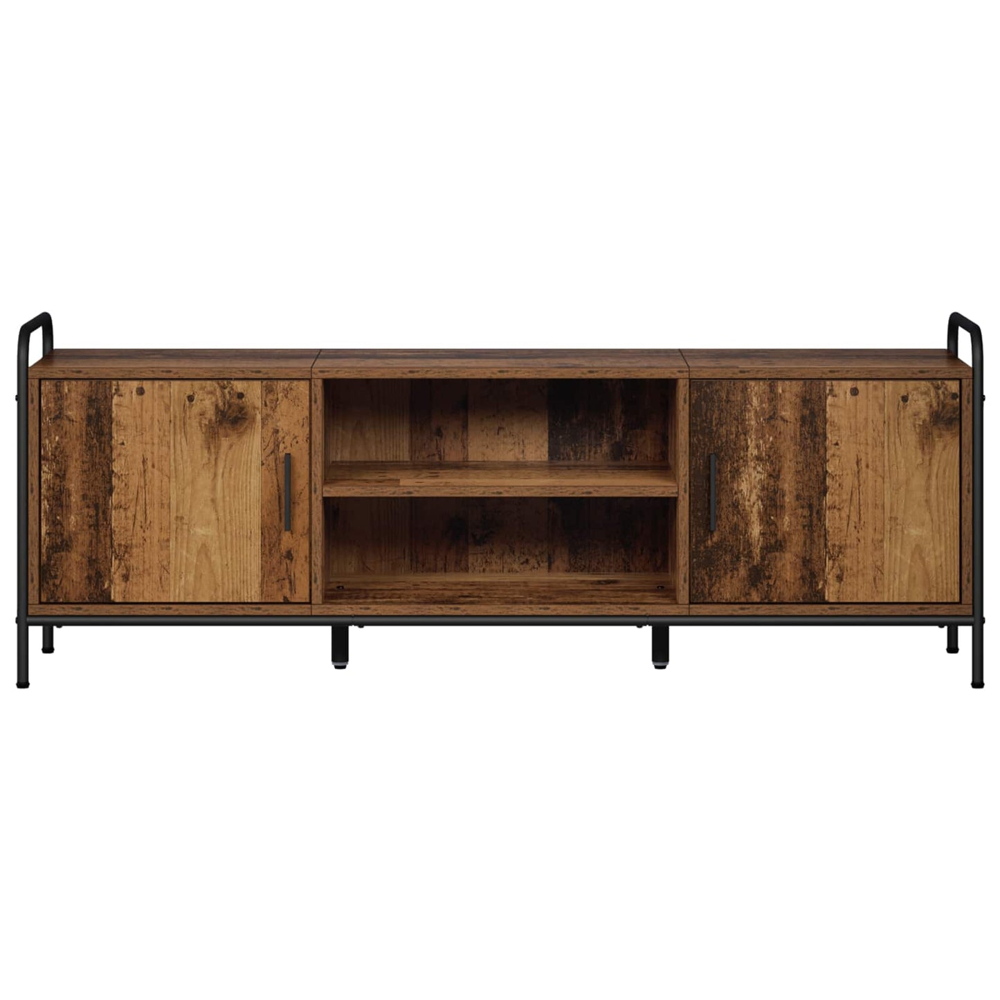 vidaXL Ντουλάπι TV 133 x 33 x 50 εκ. Παλαιωμένο ξύλο