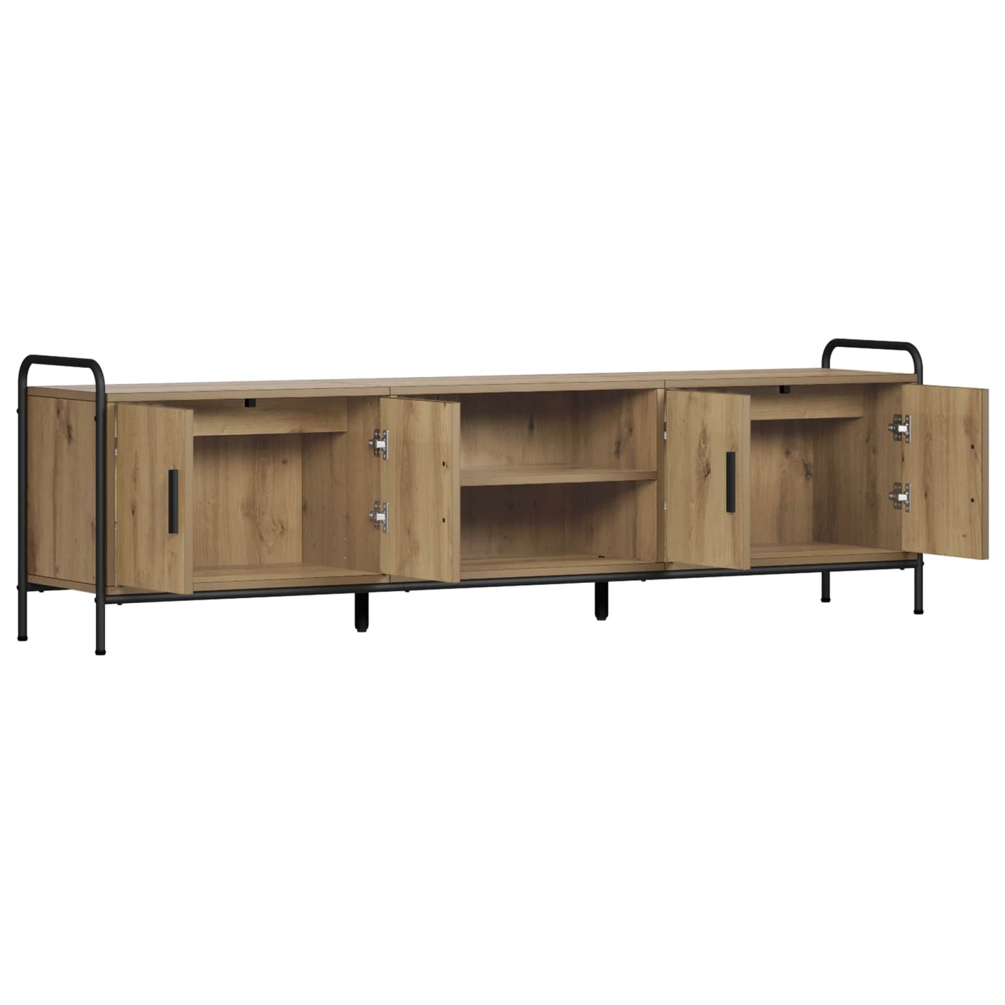 vidaXL Ντουλάπι TV 167,5 x 33 x 50 εκ Artisan Δρυς Επεξεργασμένο Ξύλο