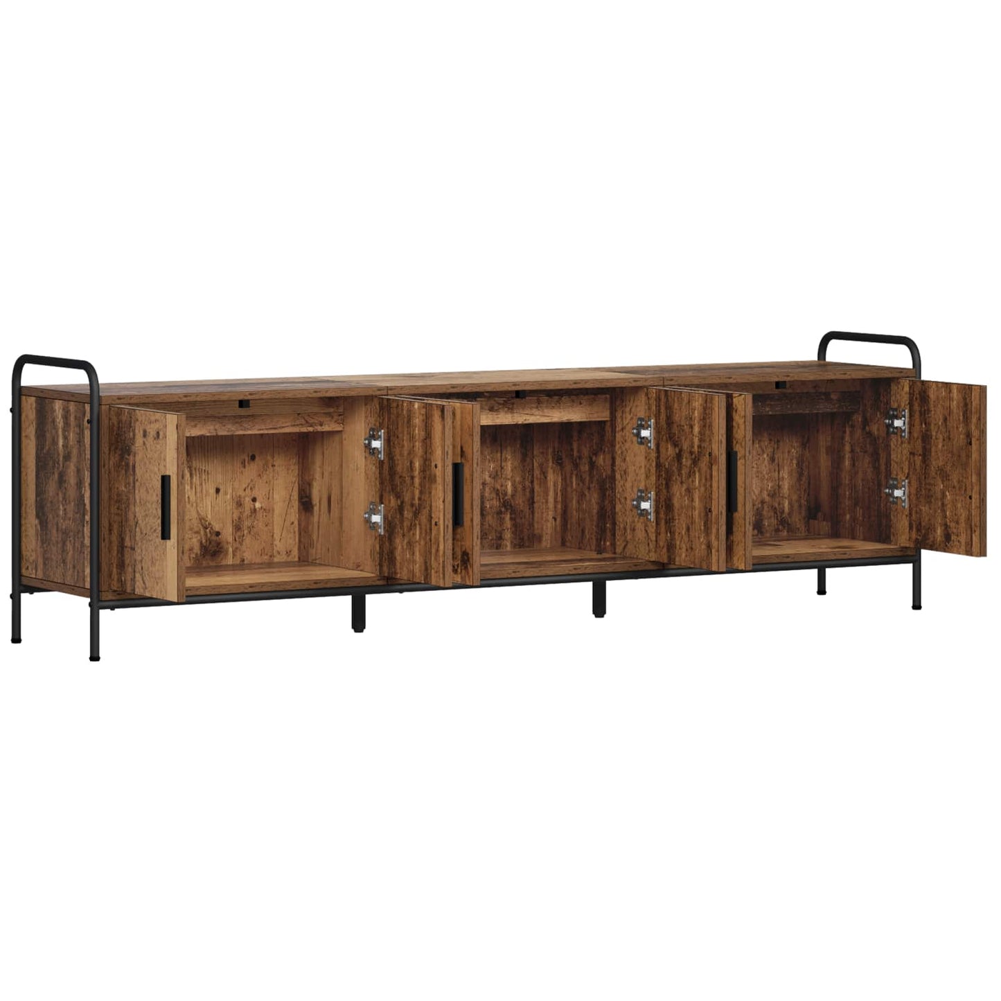 vidaXL Ντουλάπι TV 146 x 33 x 50 εκ Παλαιωμένο ξύλο Επεξεργασμένο Ξύλο