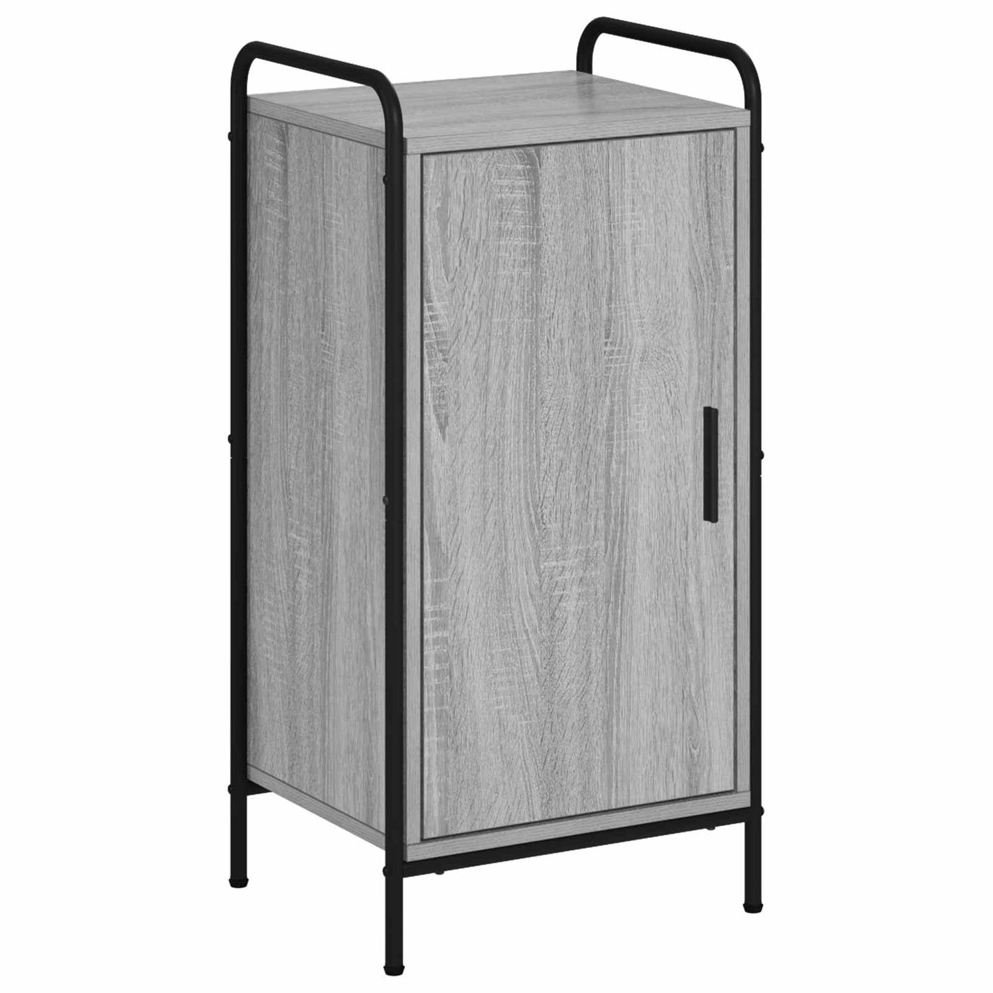 vidaXL Πλαϊνό γραφείο Γκρι Sonoma 97 x 33 x 81 εκ Επεξεργασμένο Ξύλο