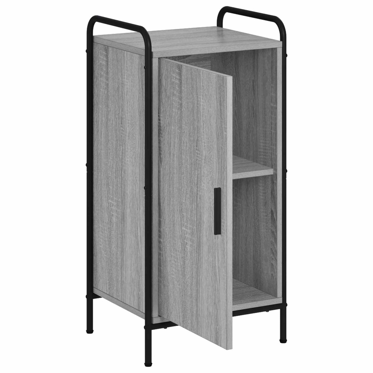 vidaXL Πλαϊνό γραφείο Γκρι Sonoma 97 x 33 x 81 εκ Επεξεργασμένο Ξύλο
