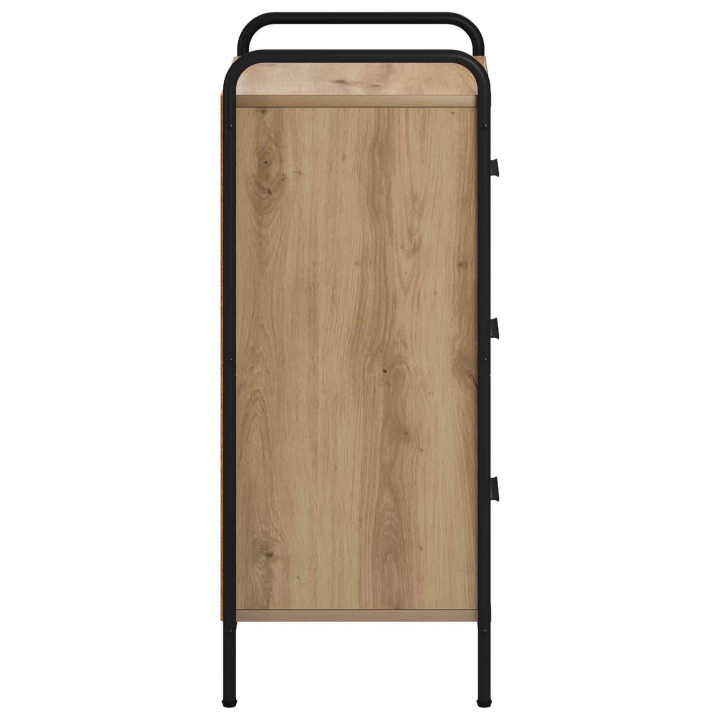 vidaXL Πλαϊνό γραφείο Artisan Δρυς 97 x 33 x 81 εκ Επεξεργασμένο Ξύλο