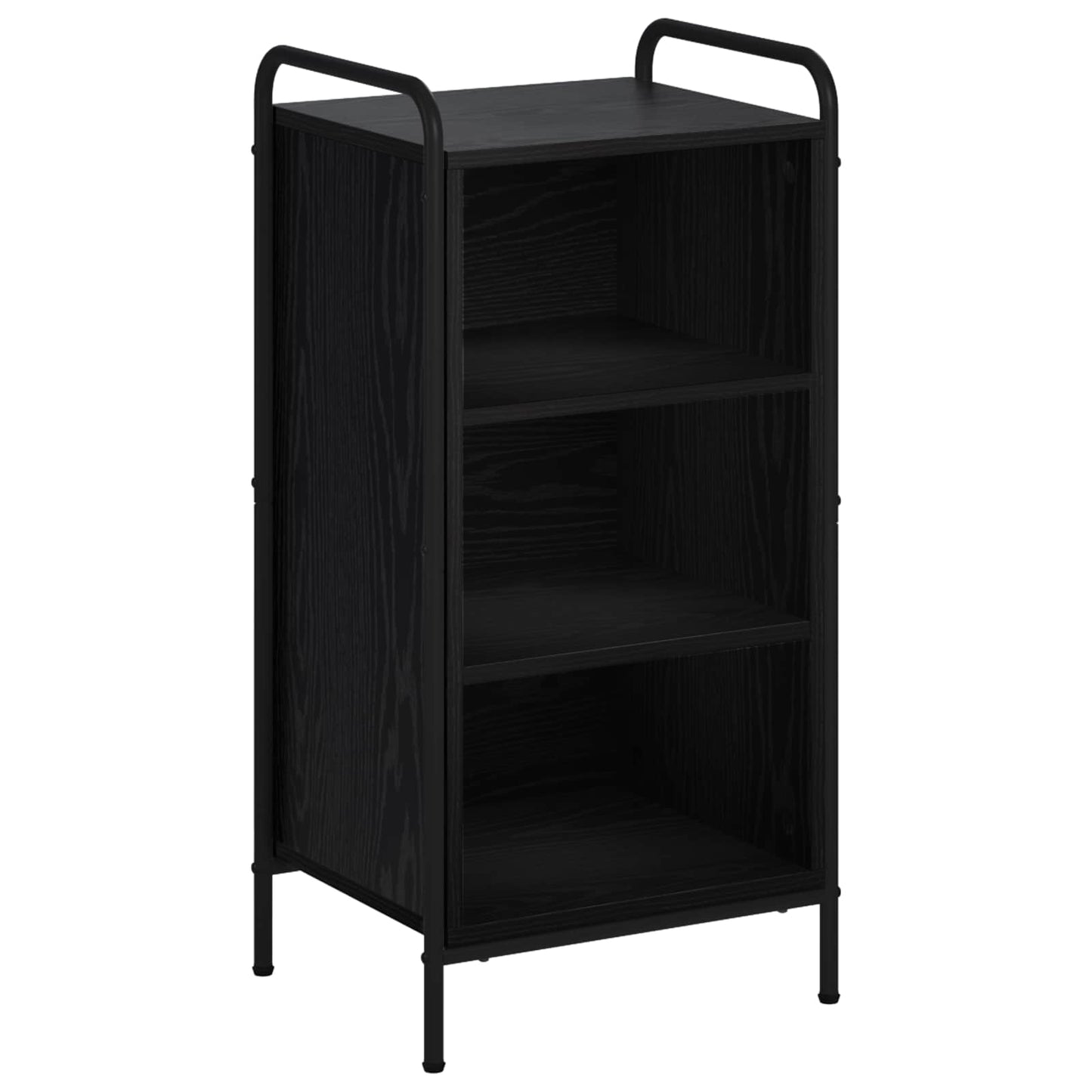 vidaXL Πλαϊνό γραφείο Μαύρη Δρυς 97 x 33 x 81 εκ Επεξεργασμένο Ξύλο
