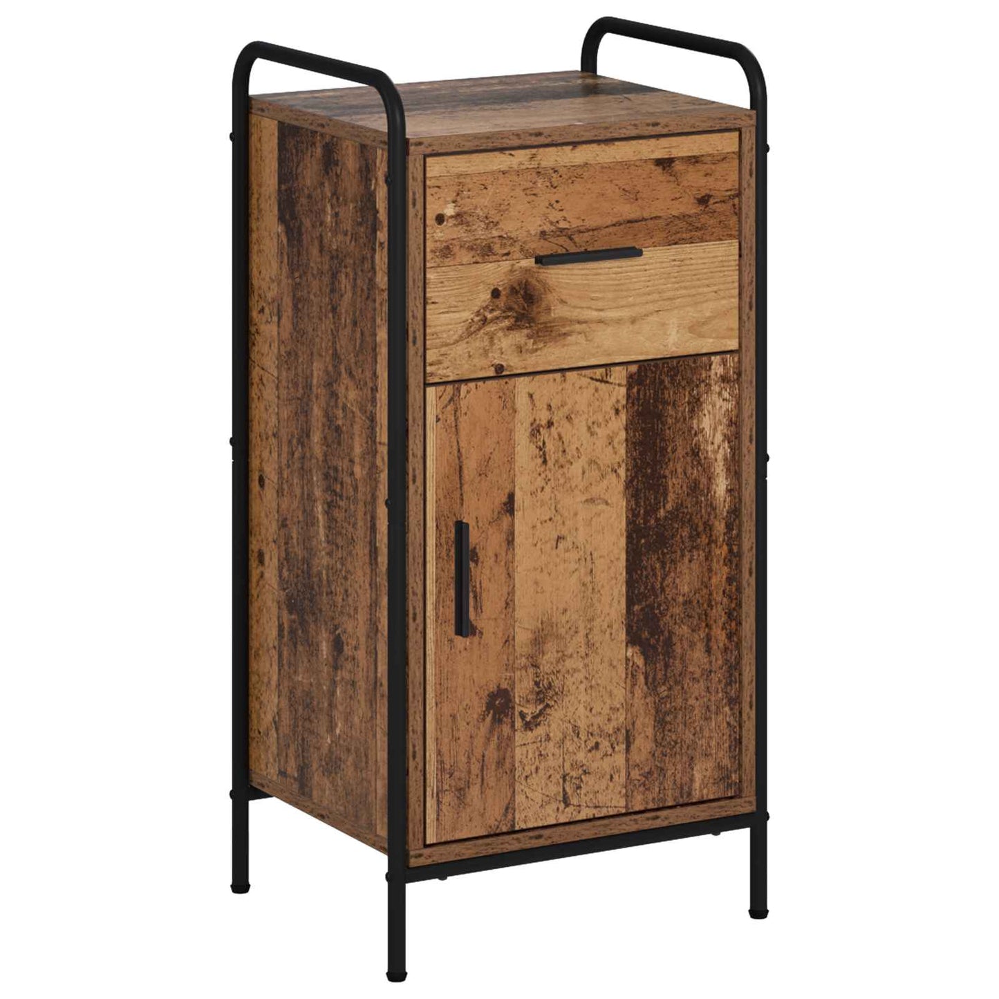 vidaXL Πλαϊνό γραφείο Παλαιωμένο ξύλο 97 x 33 x 81 εκ
