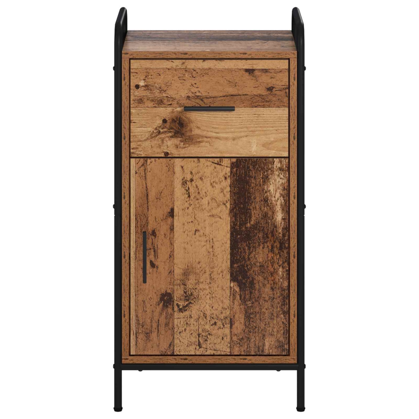 vidaXL Πλαϊνό γραφείο Παλαιωμένο ξύλο 97 x 33 x 81 εκ