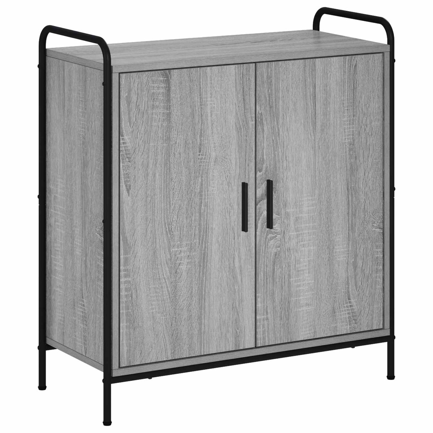 vidaXL Πλαϊνό γραφείο Γκρι Sonoma 97 x 33 x 81 εκ Επεξεργασμένο Ξύλο