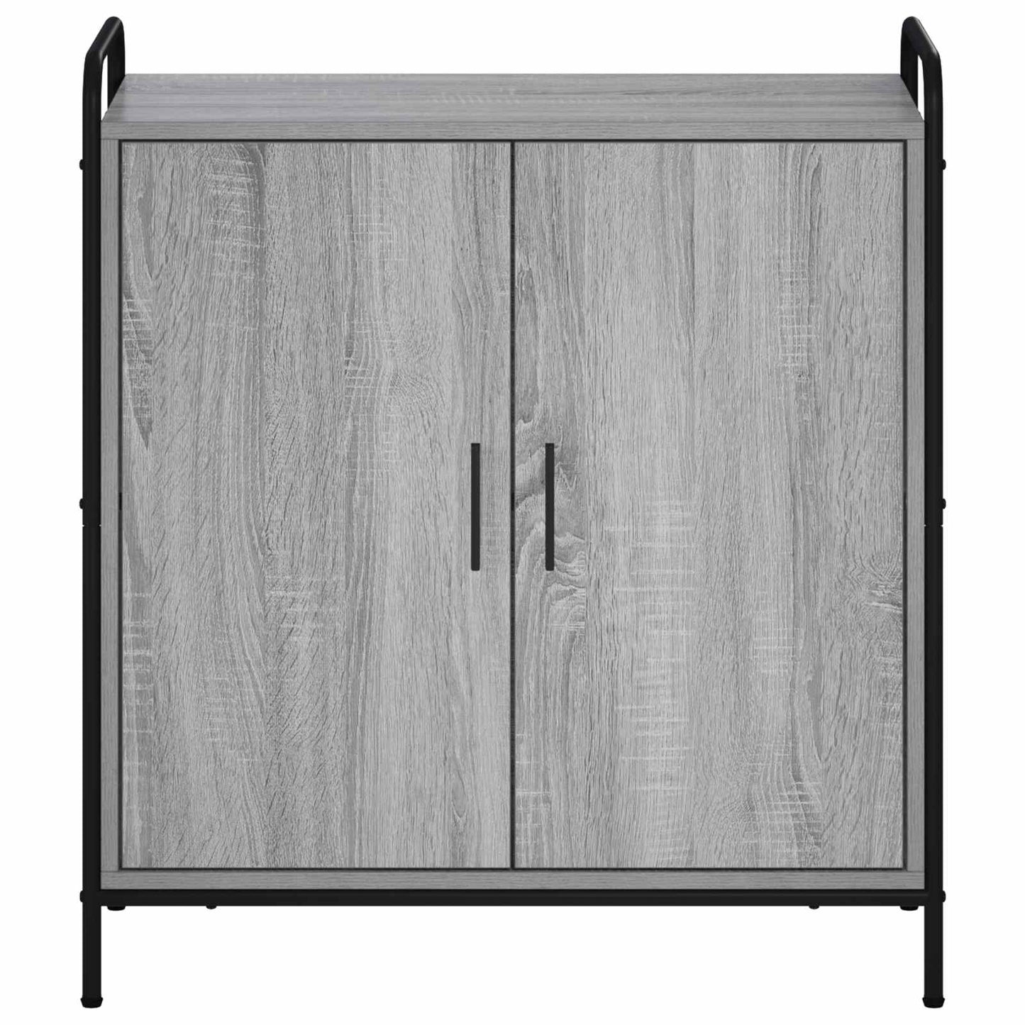 vidaXL Πλαϊνό γραφείο Γκρι Sonoma 97 x 33 x 81 εκ Επεξεργασμένο Ξύλο