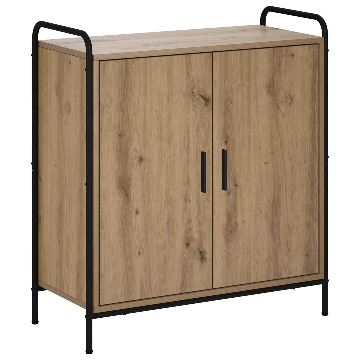 vidaXL Πλαϊνό γραφείο Artisan Δρυς 97 x 33 x 81 εκ Επεξεργασμένο Ξύλο