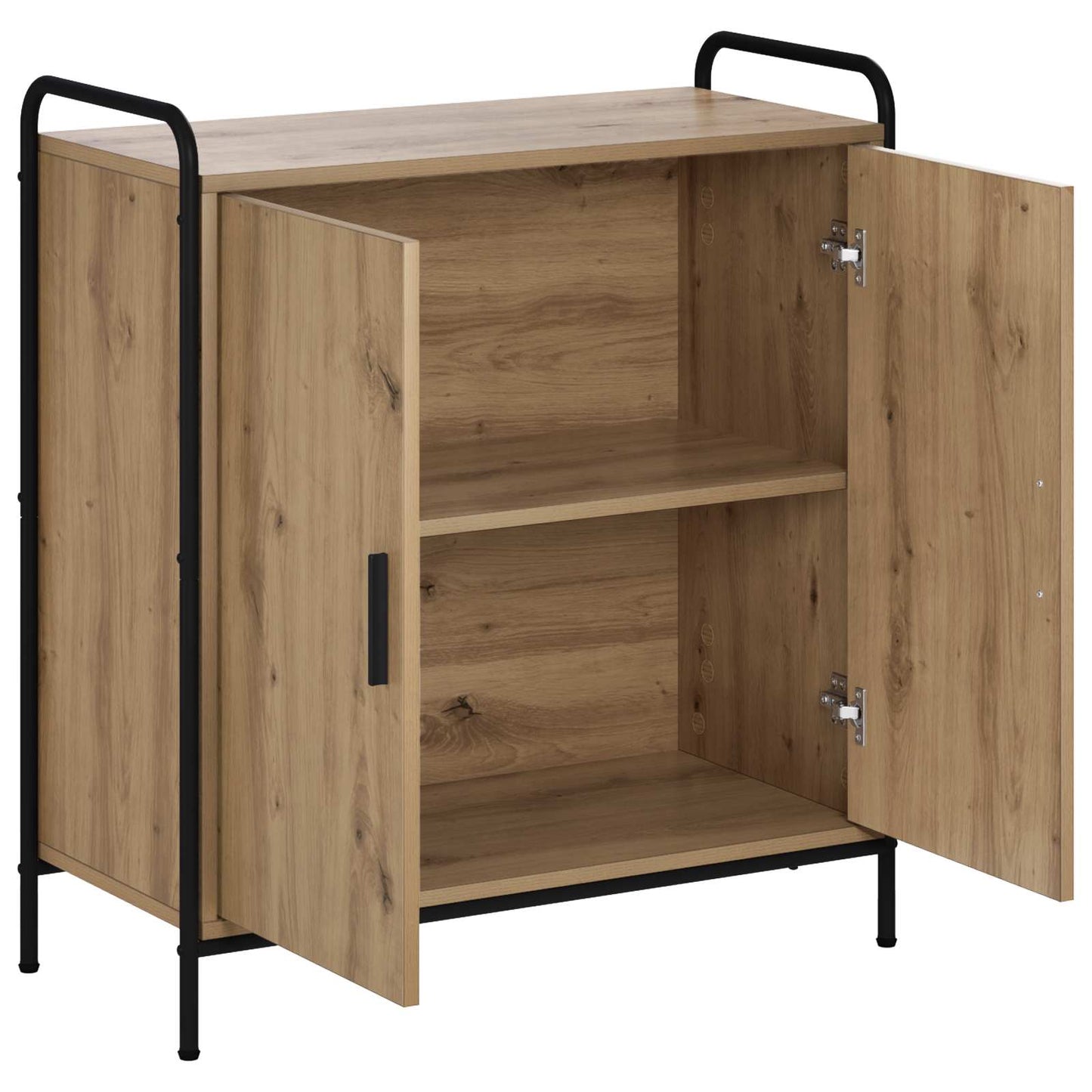 vidaXL Πλαϊνό γραφείο Artisan Δρυς 97 x 33 x 81 εκ Επεξεργασμένο Ξύλο