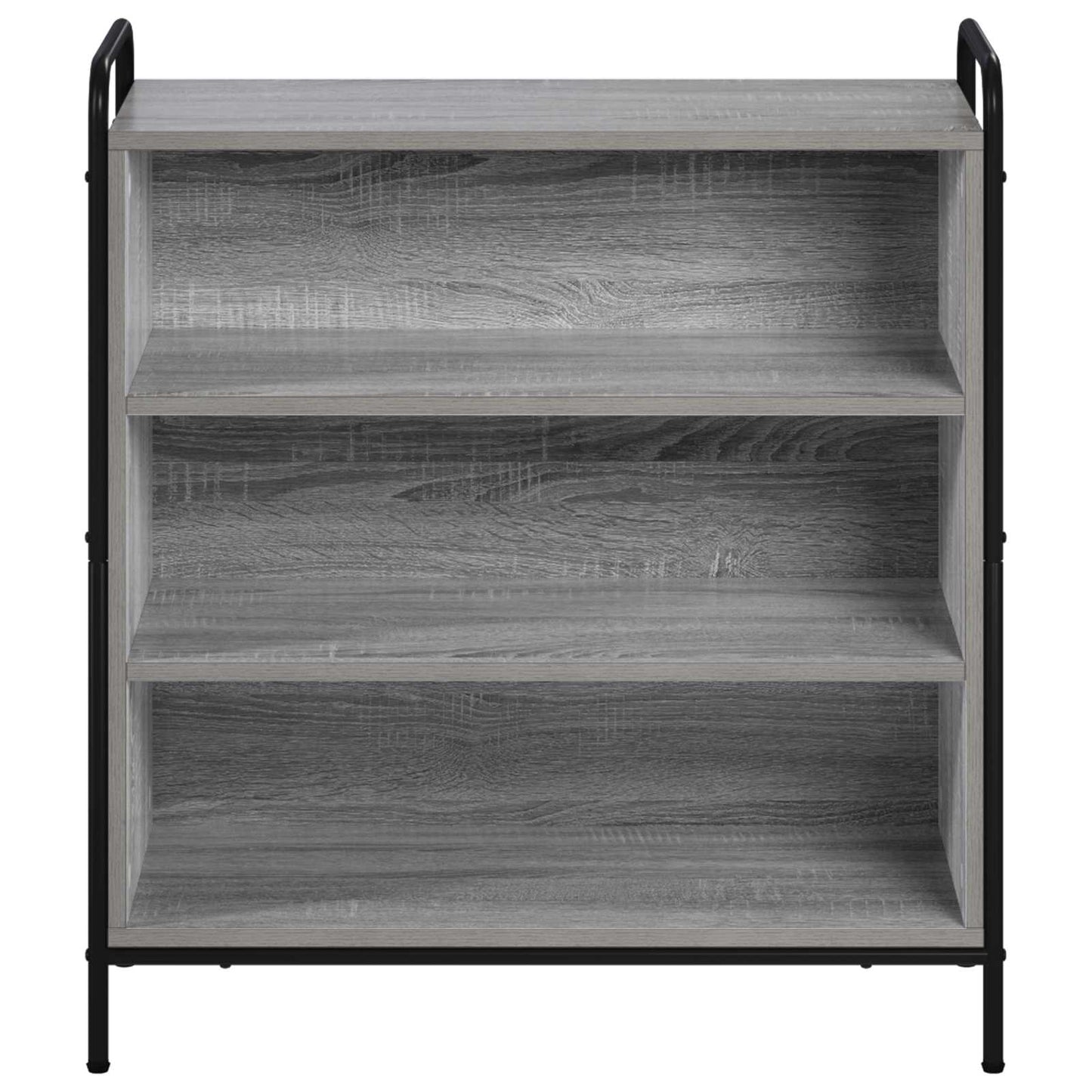 vidaXL Πλαϊνό γραφείο Γκρι Sonoma 97 x 33 x 81 εκ Επεξεργασμένο Ξύλο