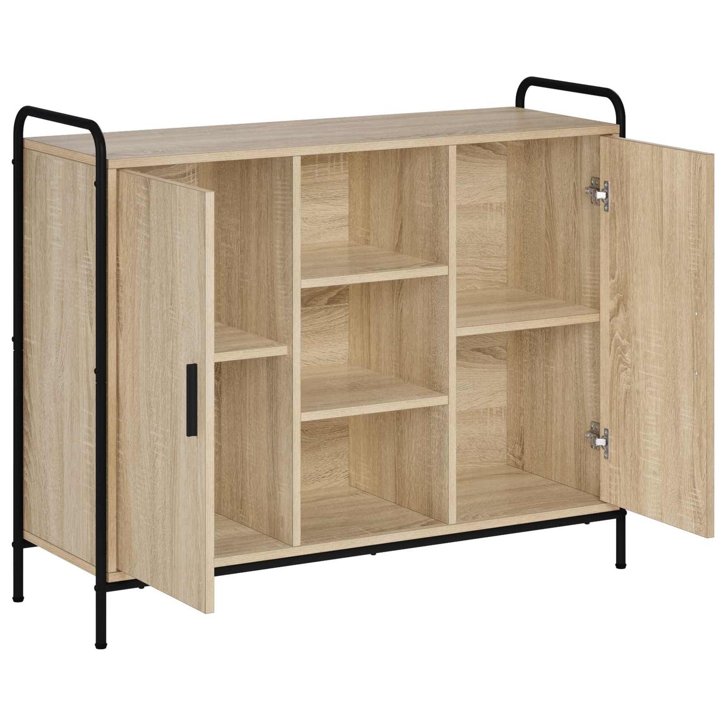vidaXL Πλαϊνό γραφείο Sonoma Δρυς 97 x 33 x 81 εκ Επεξεργασμένο Ξύλο