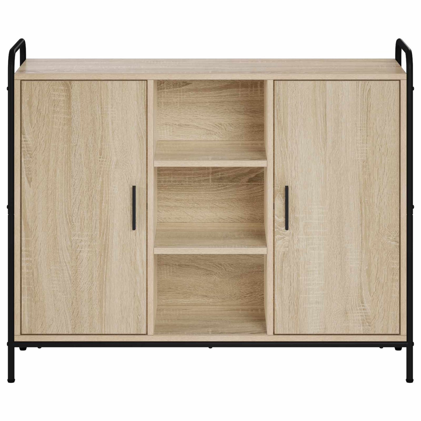 vidaXL Πλαϊνό γραφείο Sonoma Δρυς 97 x 33 x 81 εκ Επεξεργασμένο Ξύλο