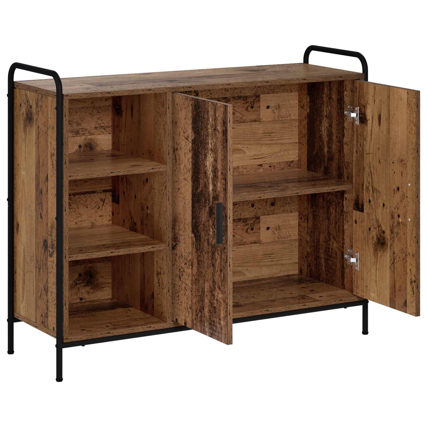 vidaXL Πλαϊνό γραφείο Παλαιωμένο ξύλο 97 x 33 x 81 εκ