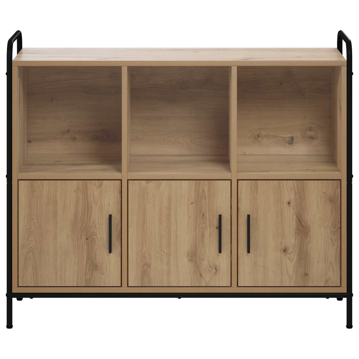 vidaXL Πλαϊνό γραφείο Artisan Δρυς 97 x 33 x 81 εκ Επεξεργασμένο Ξύλο