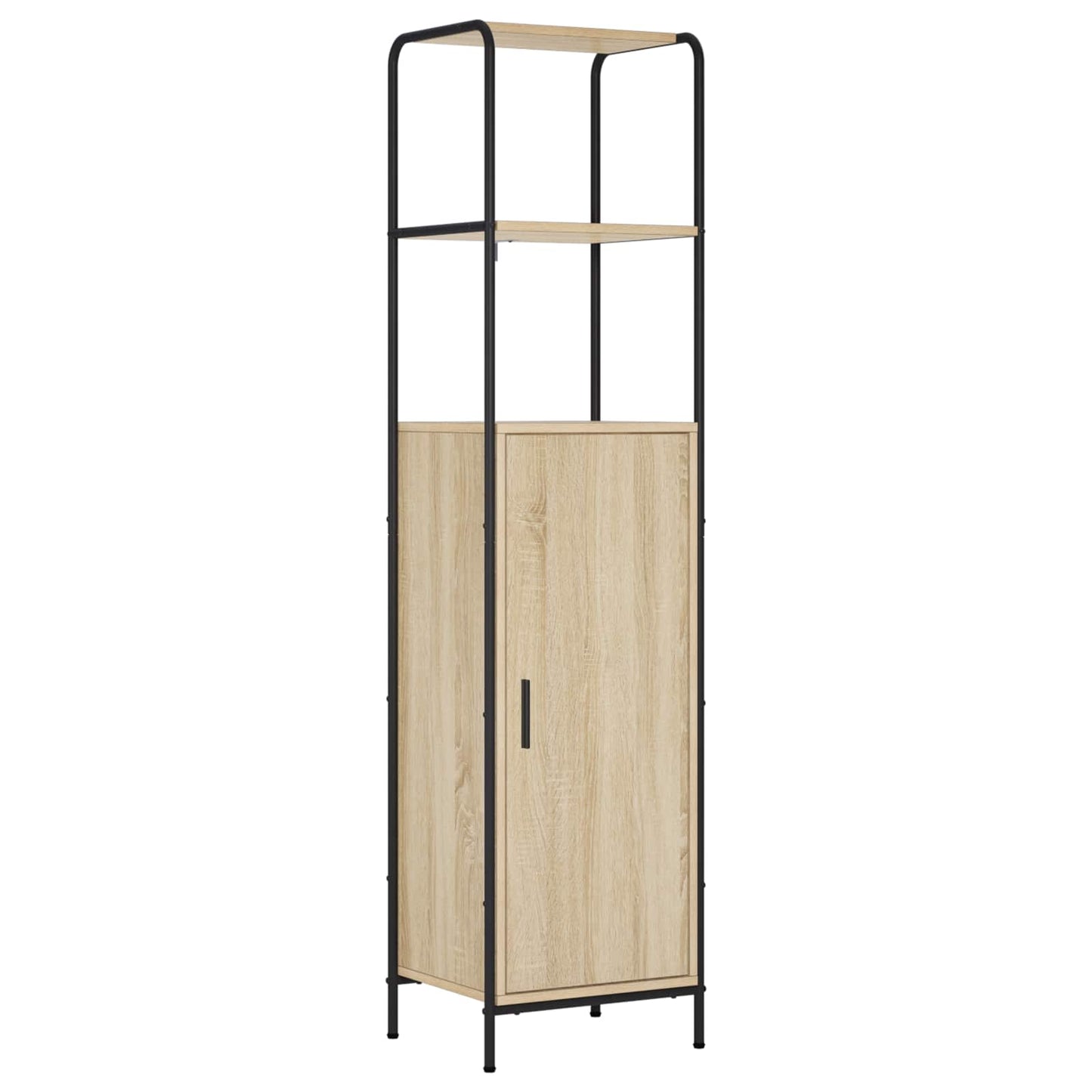 vidaXL Highboard Sonoma Δρυς 40 x 33 x 161 εκ Επεξεργασμένο Ξύλο