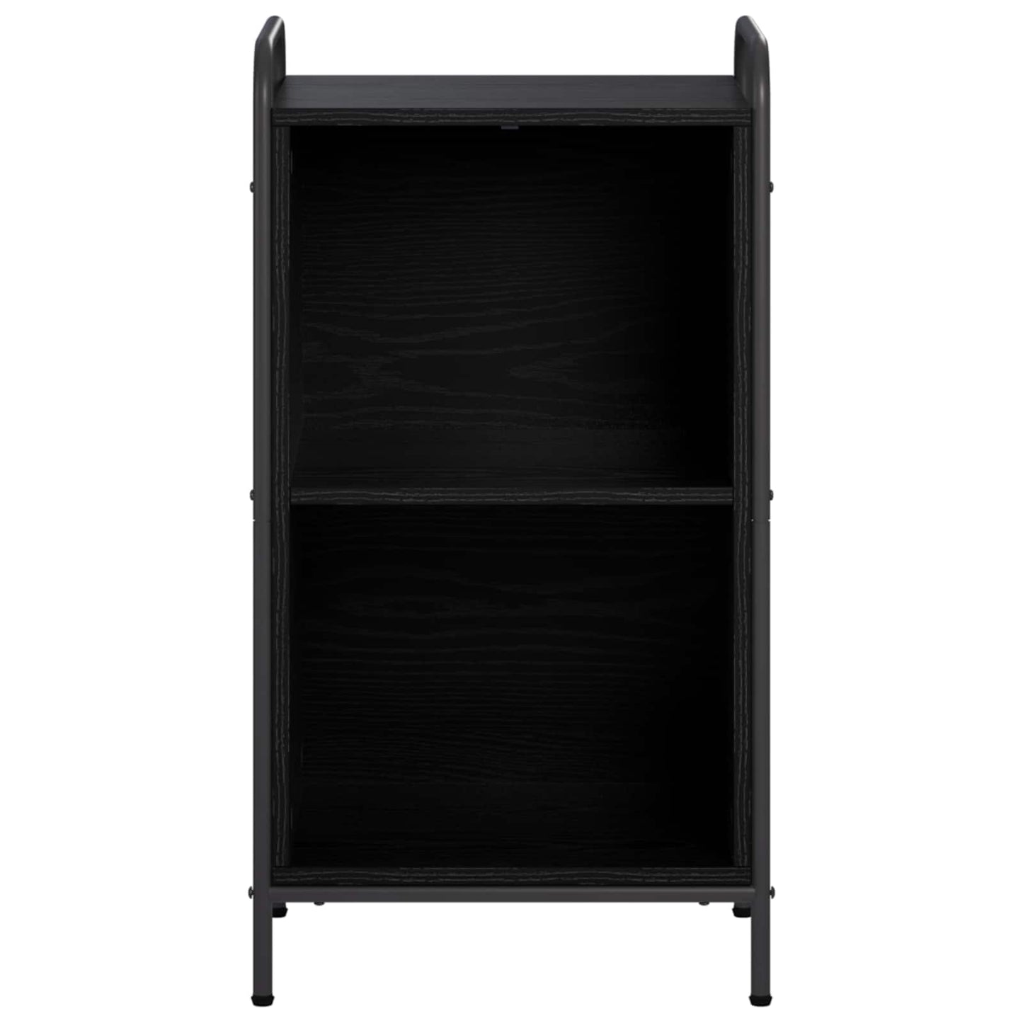 vidaXL Βιβλιοθήκη 55,5 x 33 x 174 εκ Επεξεργασμένο Ξύλο Μαύρη Δρυς