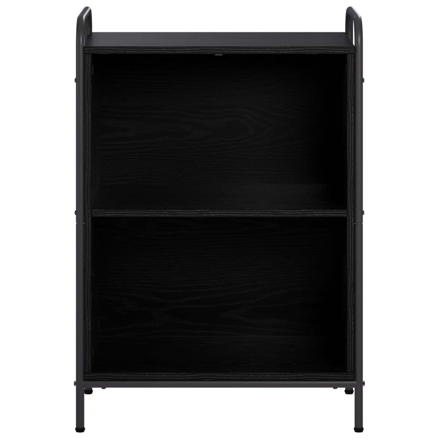 vidaXL Βιβλιοθήκη 55,5 x 33 x 174 εκ Επεξεργασμένο Ξύλο Μαύρη Δρυς