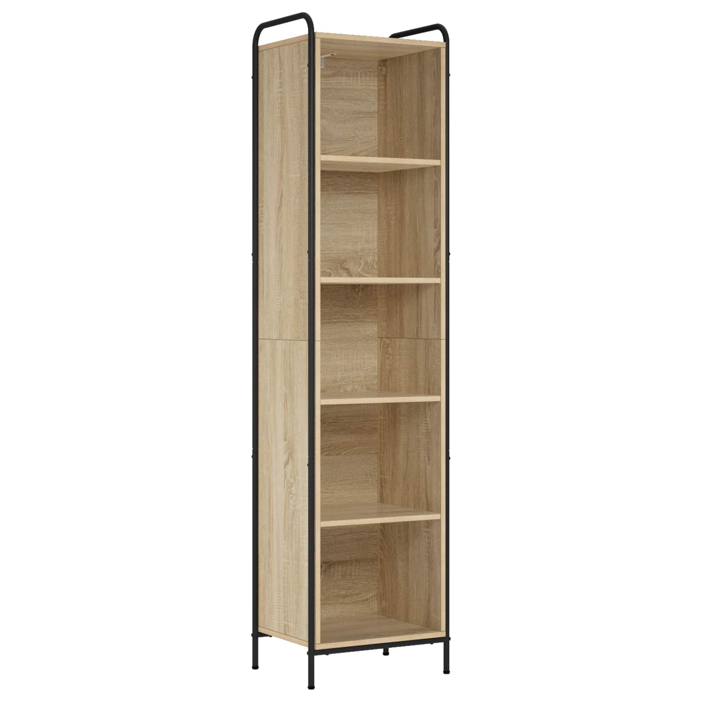 vidaXL Βιβλιοθήκη 55,5 x 33 x 174 εκ Επεξεργασμένο Ξύλο Sonoma Δρυς