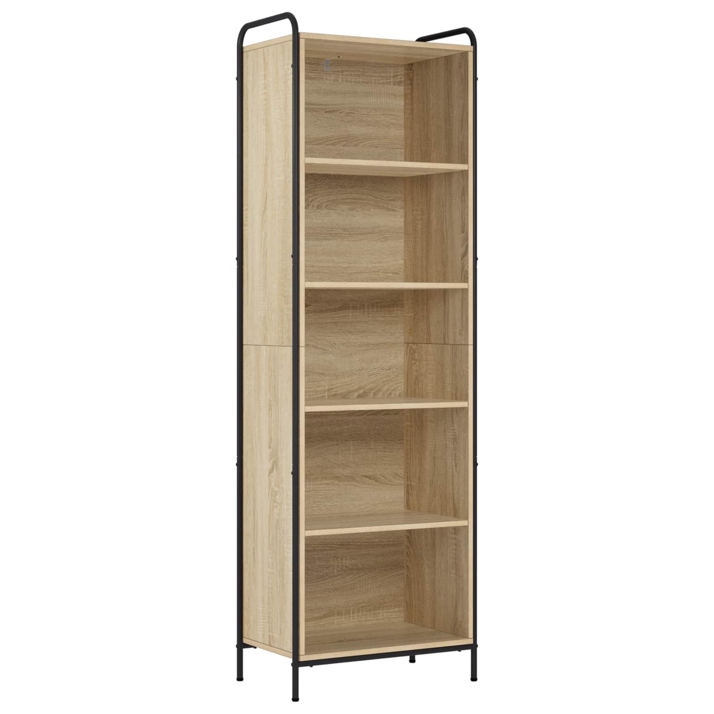 vidaXL Βιβλιοθήκη 55,5 x 33 x 174 εκ Επεξεργασμένο Ξύλο Sonoma Δρυς