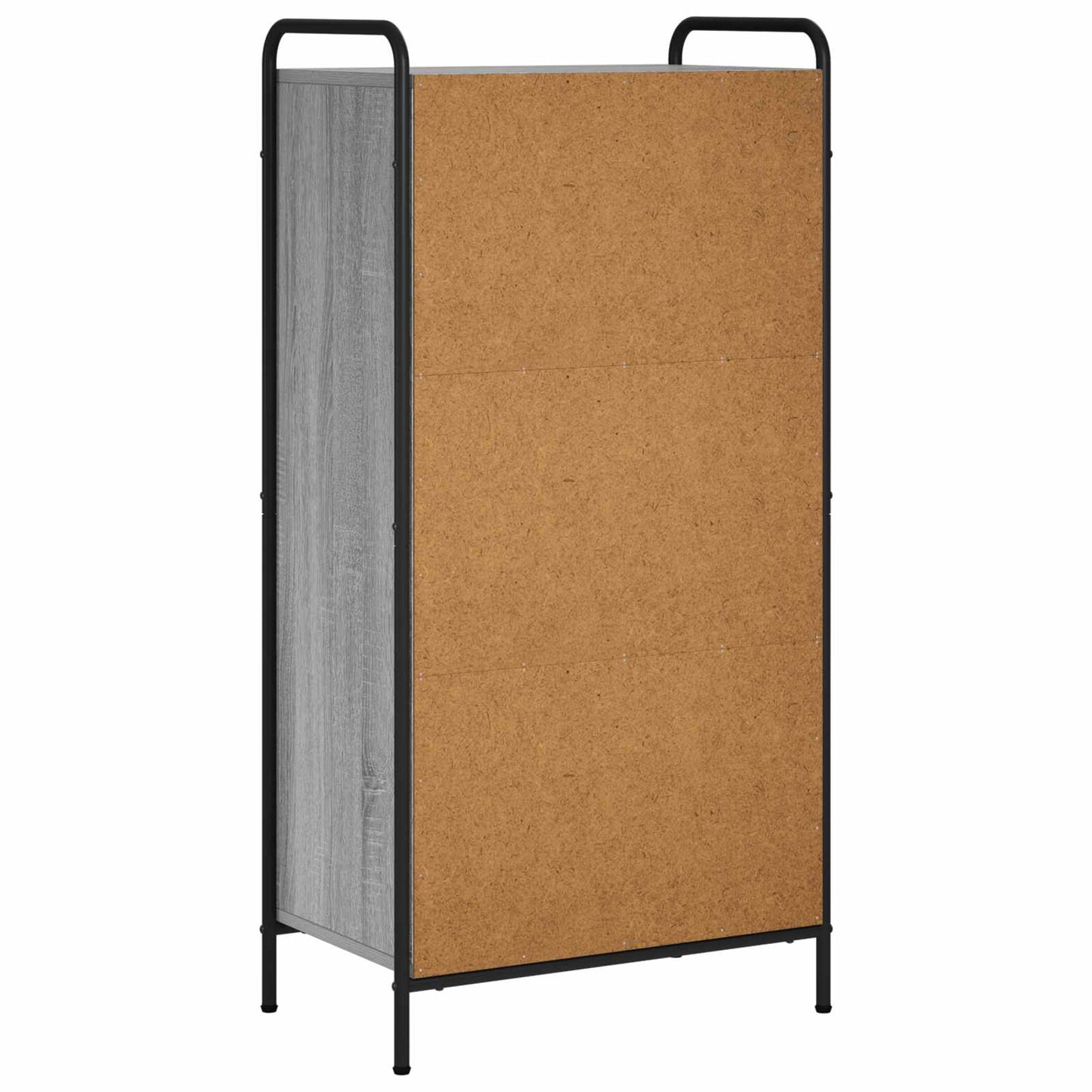 vidaXL Βιβλιοθήκη 57 x 33 x 111 εκ Επεξεργασμένο Ξύλο Γκρι Sonoma