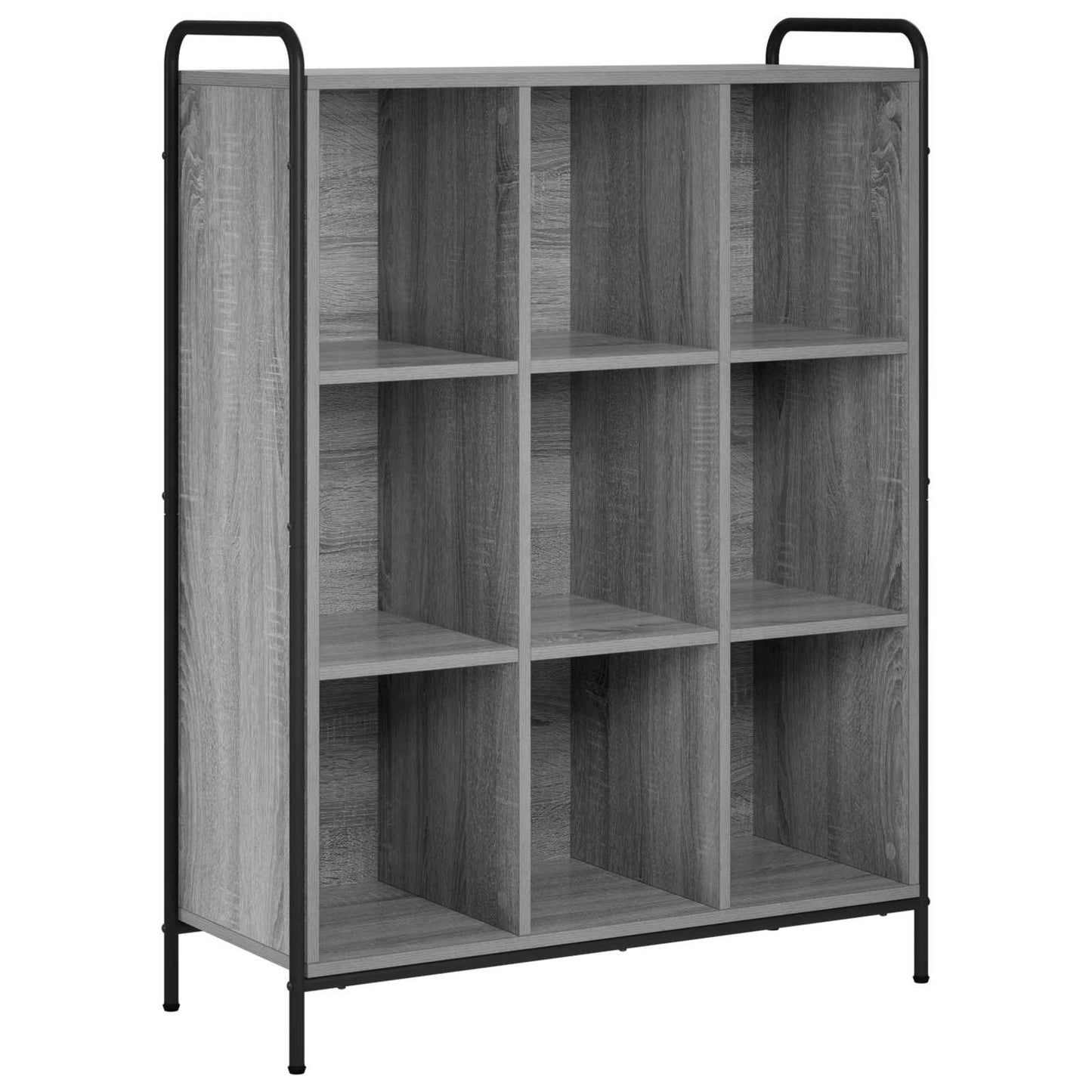 vidaXL Βιβλιοθήκη 57 x 33 x 111 εκ Επεξεργασμένο Ξύλο Γκρι Sonoma