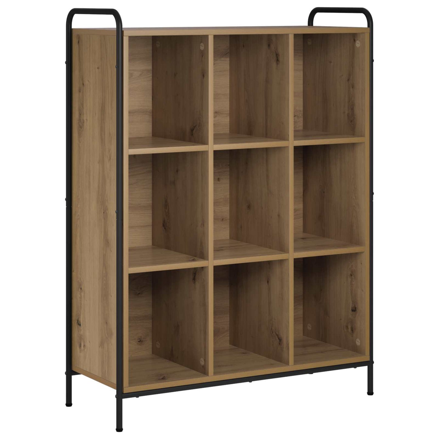 vidaXL Βιβλιοθήκη 57 x 33 x 111 εκ Επεξεργασμένο Ξύλο Artisan Δρυς