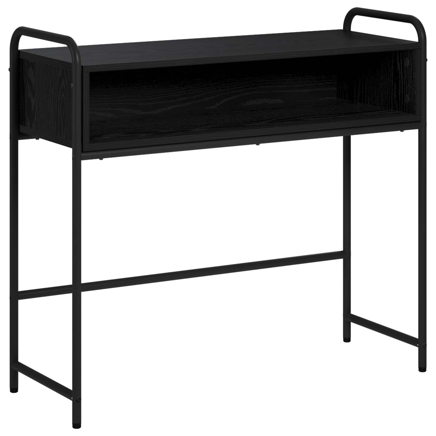 vidaXL Τραπέζι κονσόλας Μαύρη Δρυς 90 x 33 x 80,5 εκ