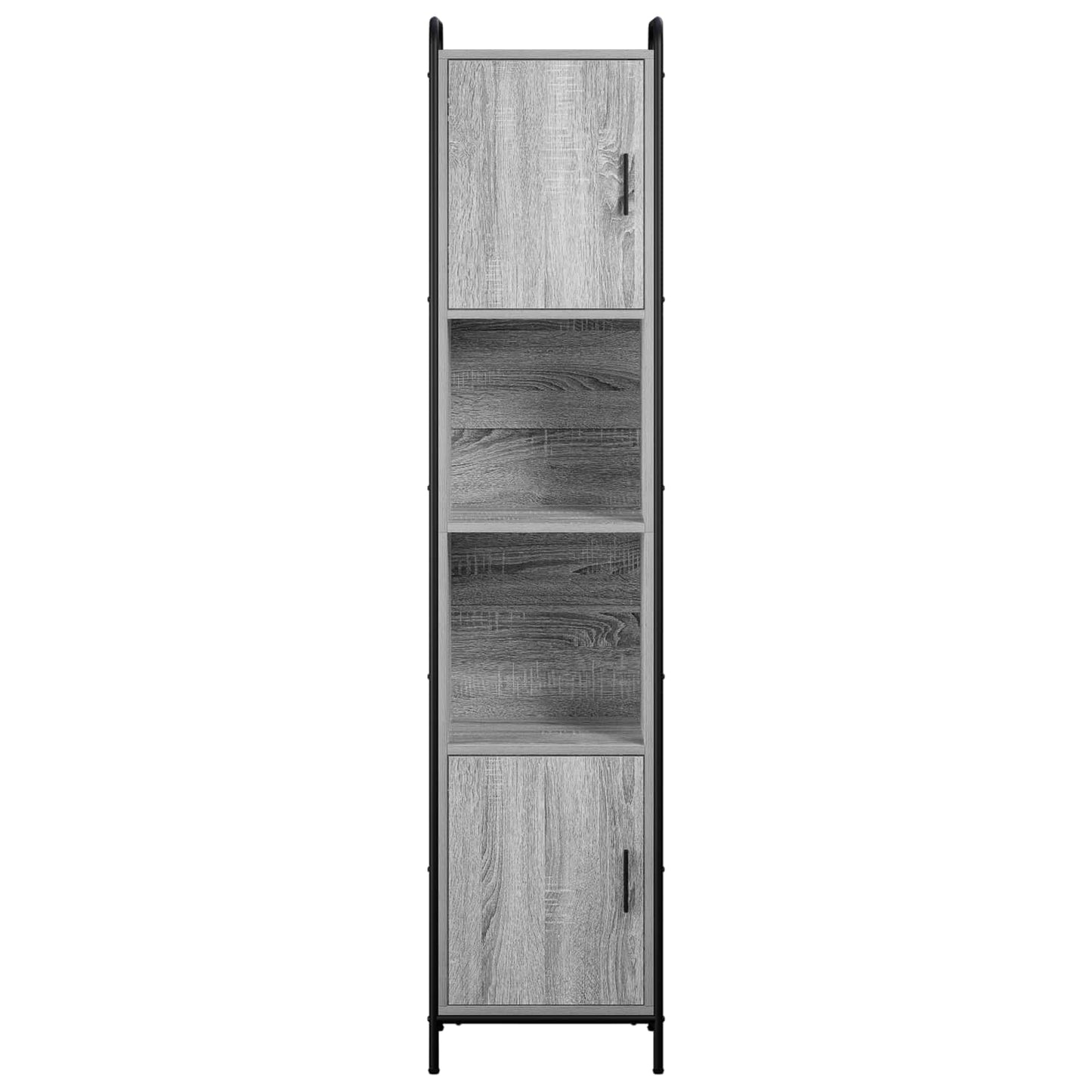 vidaXL Ντουλάπι Μπάνιου Γκρι Sonoma 46 x 36 x 181 εκ.