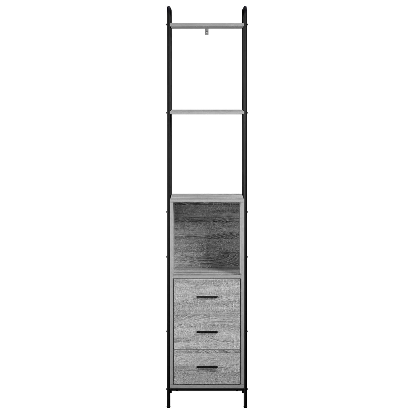vidaXL Ντουλάπι Μπάνιου Γκρι Sonoma 40 x 36 x 200,5 εκ