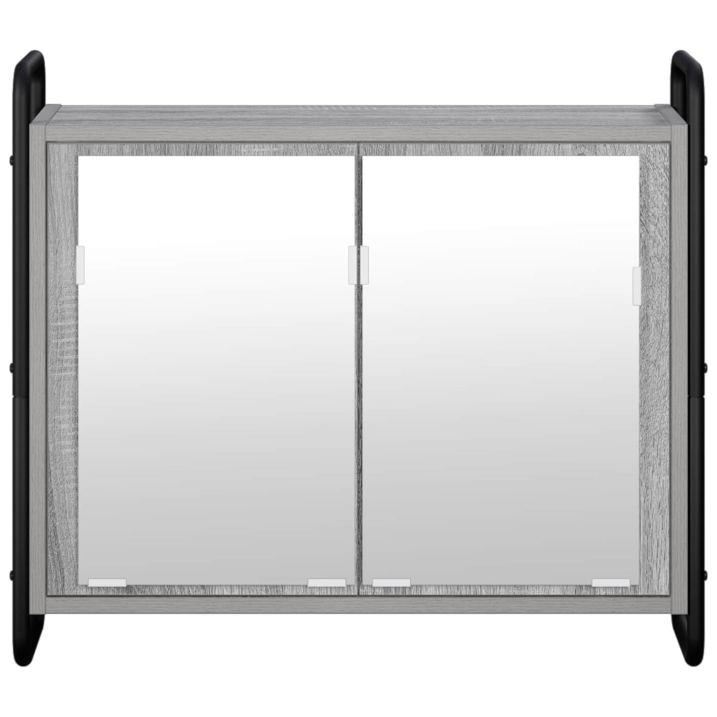 vidaXL Κρεμαστό Ντουλάπι Μπάνιου Γκρι Sonoma 64 x 20 x 56,5 εκ.