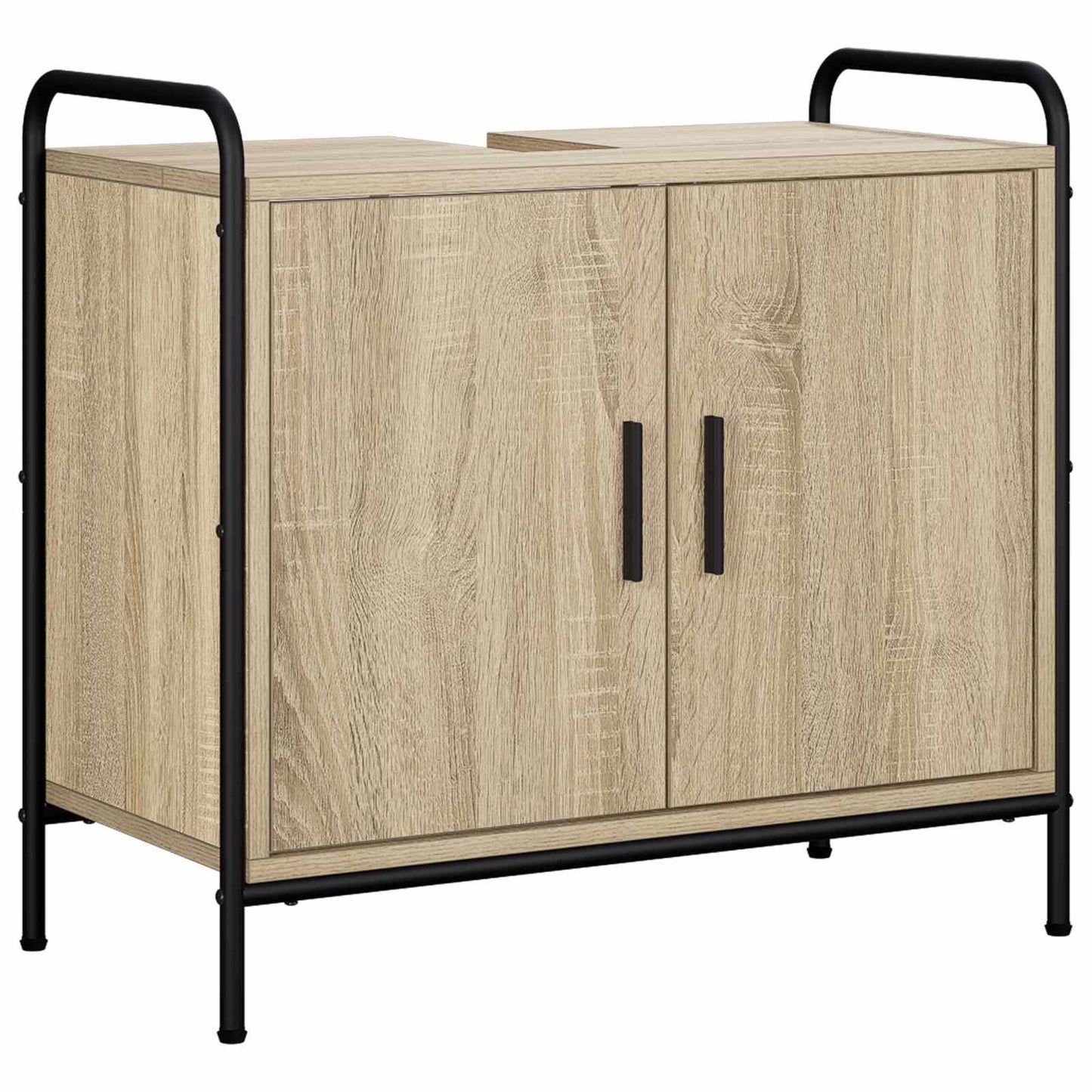 vidaXL Ντουλάπι Μπάνιου Sonoma Δρυς 65,5 x 34 x 61 εκ.