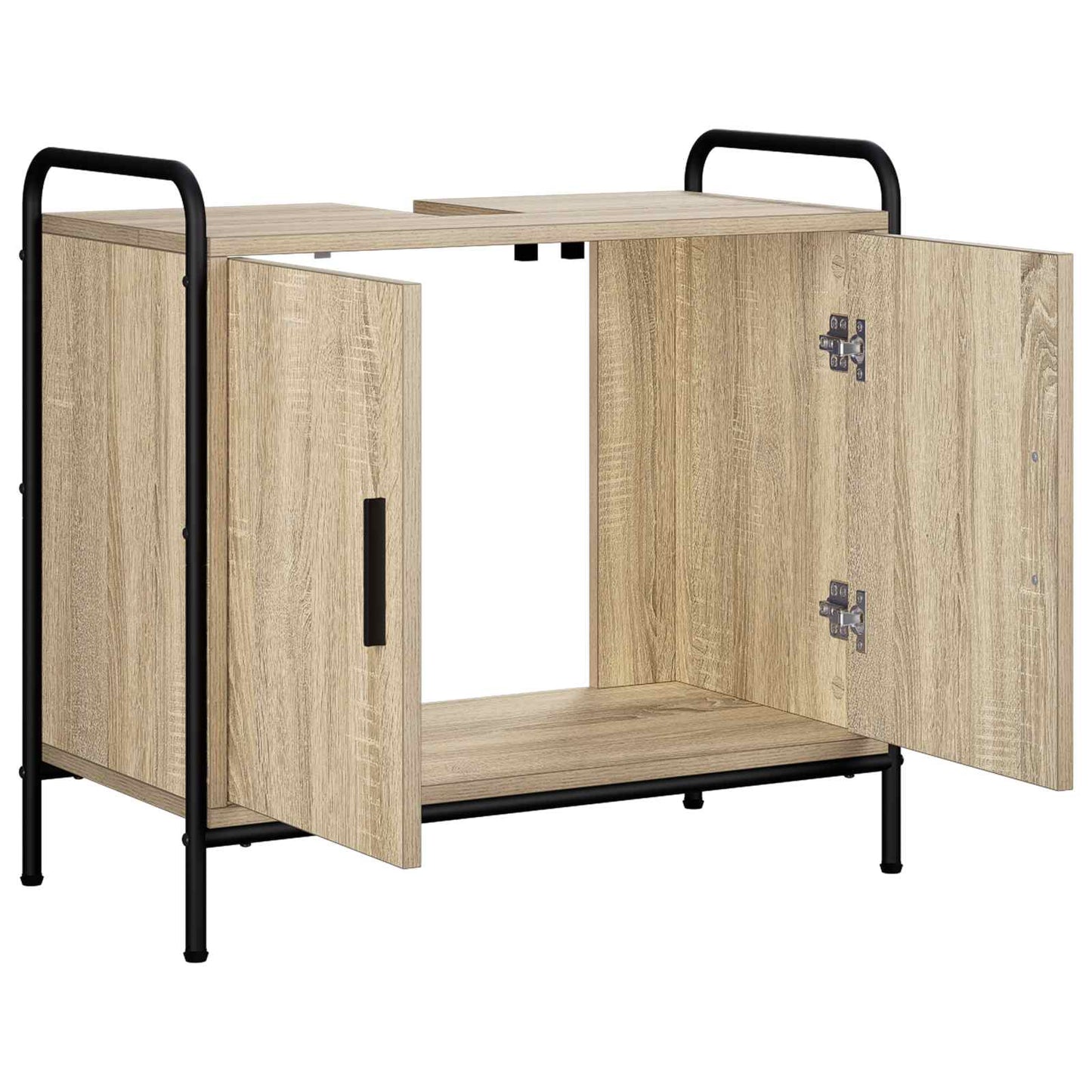 vidaXL Ντουλάπι Μπάνιου Sonoma Δρυς 65,5 x 34 x 61 εκ.