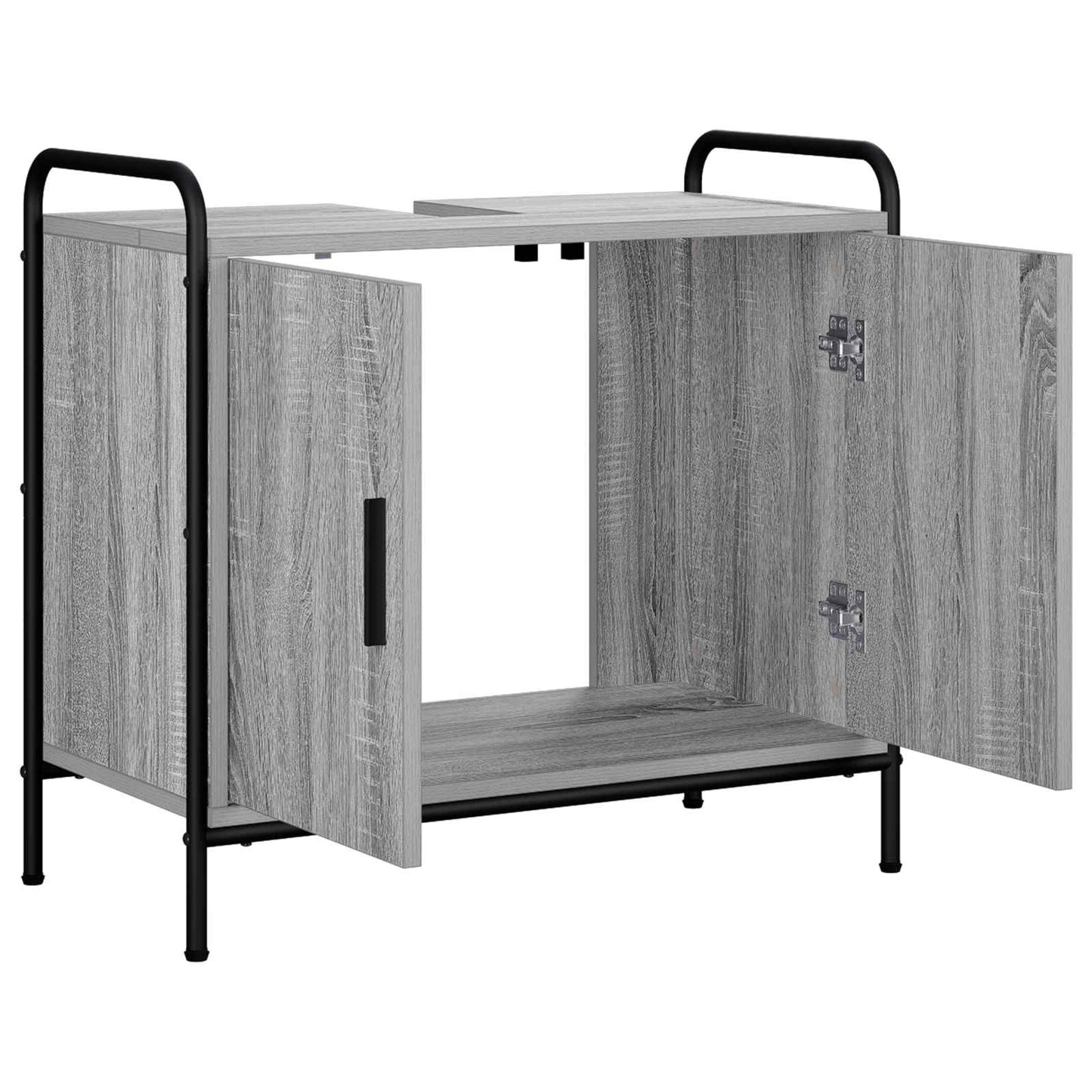 vidaXL Ντουλάπι Μπάνιου Γκρι Sonoma 65,5 x 34 x 61 εκ.