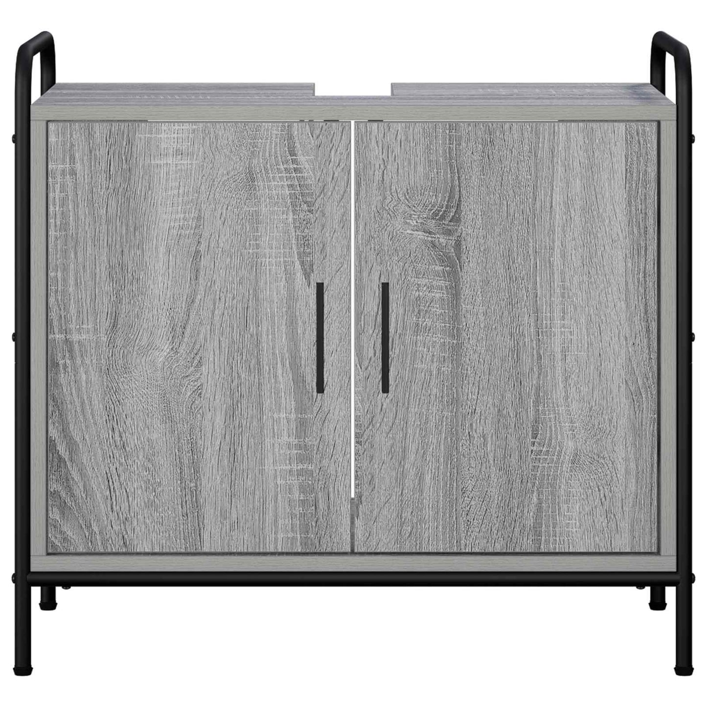 vidaXL Ντουλάπι Μπάνιου Γκρι Sonoma 65,5 x 34 x 61 εκ.