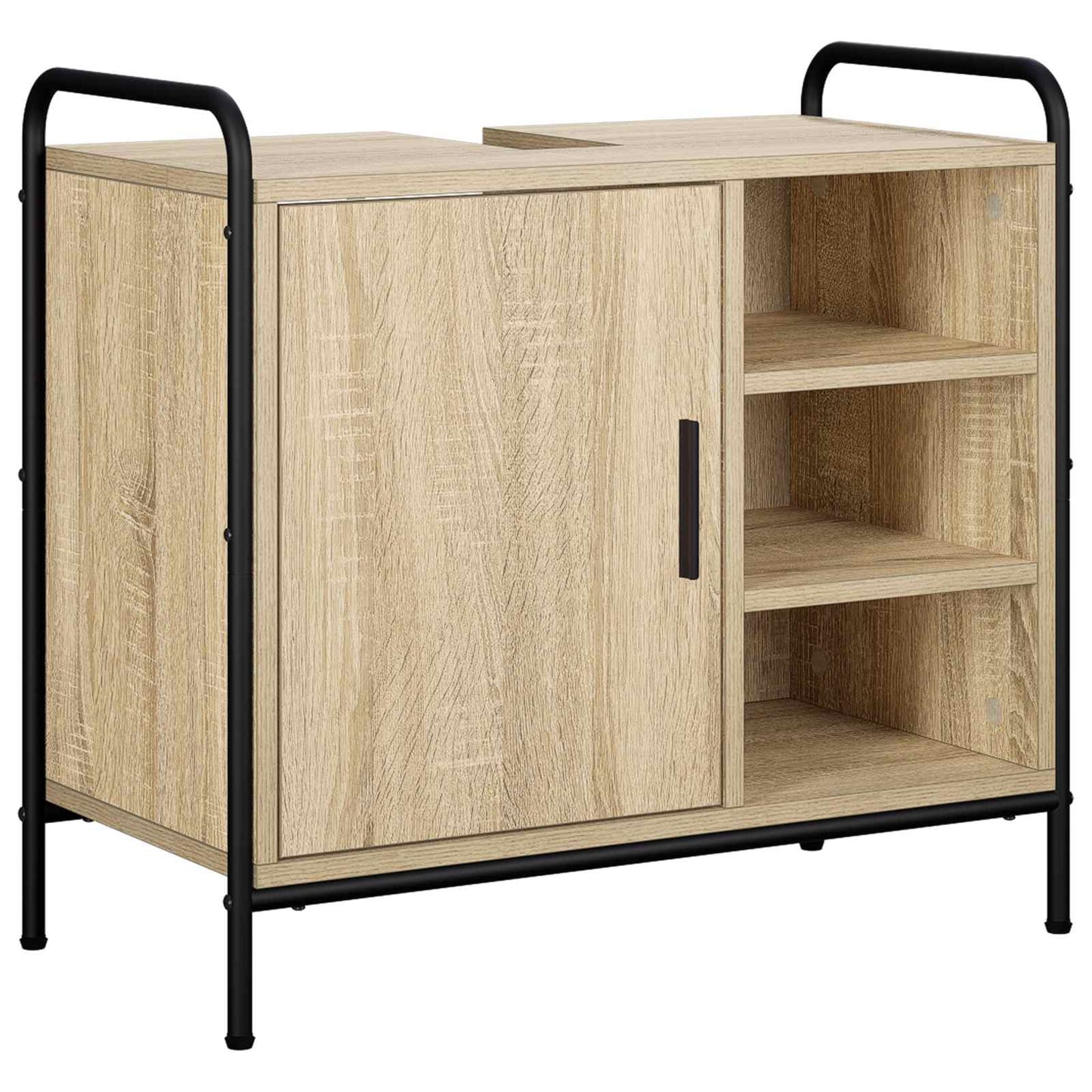 vidaXL Ντουλάπι Μπάνιου Sonoma Δρυς 65,5 x 34 x 61 εκ.