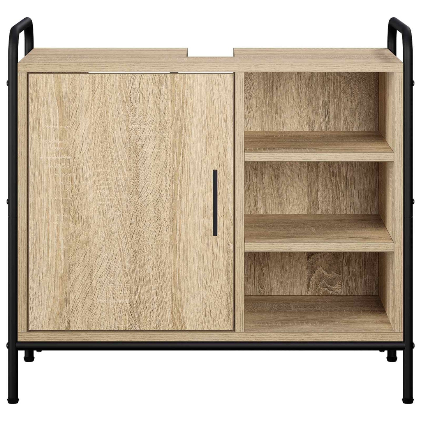 vidaXL Ντουλάπι Μπάνιου Sonoma Δρυς 65,5 x 34 x 61 εκ.