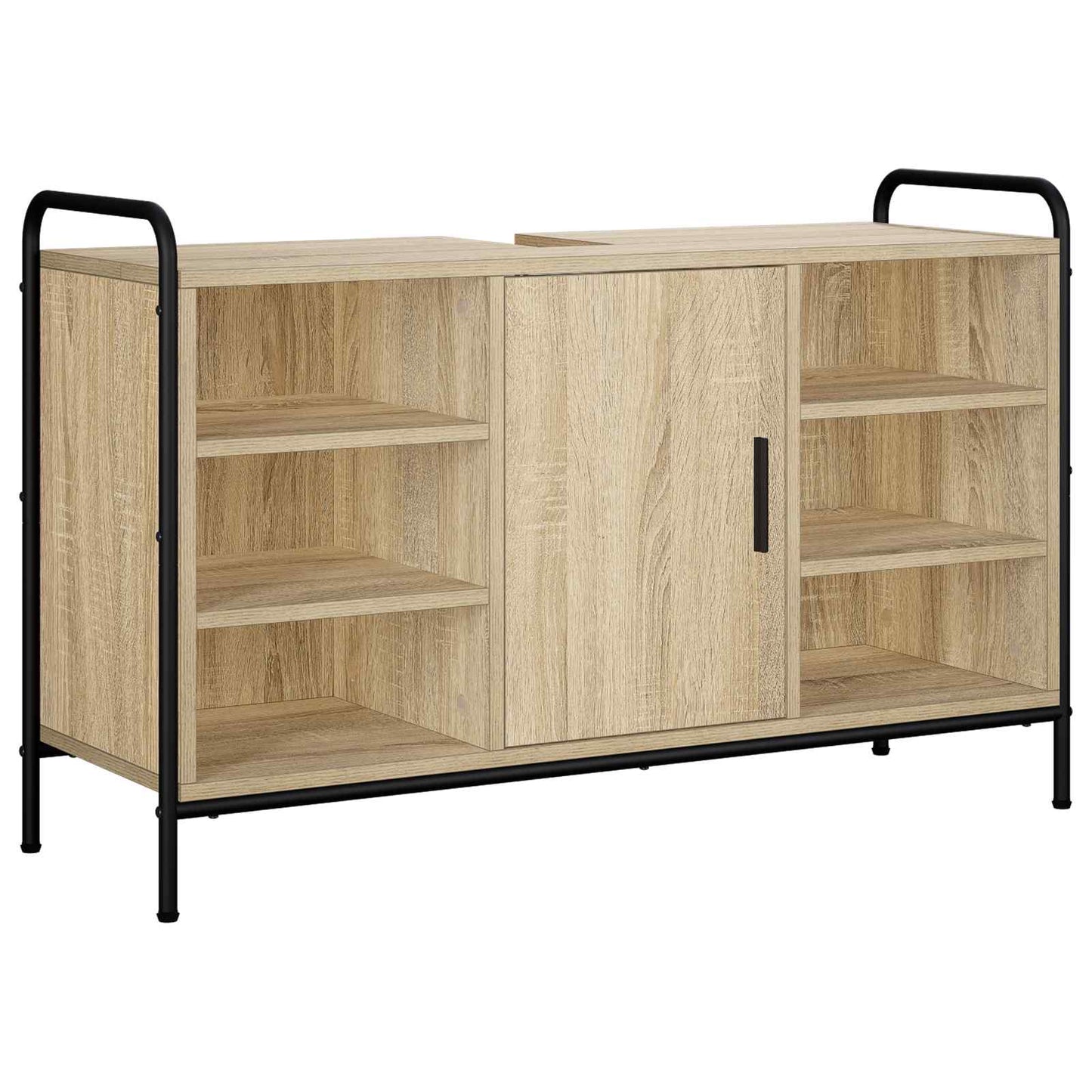 vidaXL Ντουλάπι Μπάνιου Sonoma Δρυς 95 x 34 x 61 εκ.