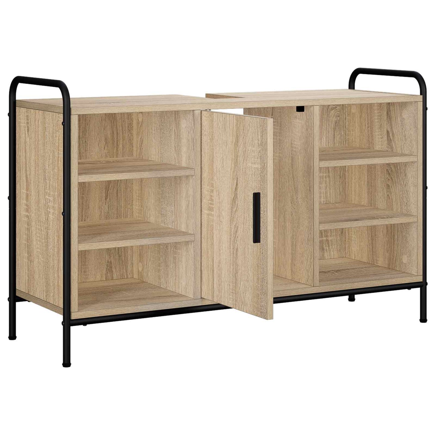 vidaXL Ντουλάπι Μπάνιου Sonoma Δρυς 95 x 34 x 61 εκ.