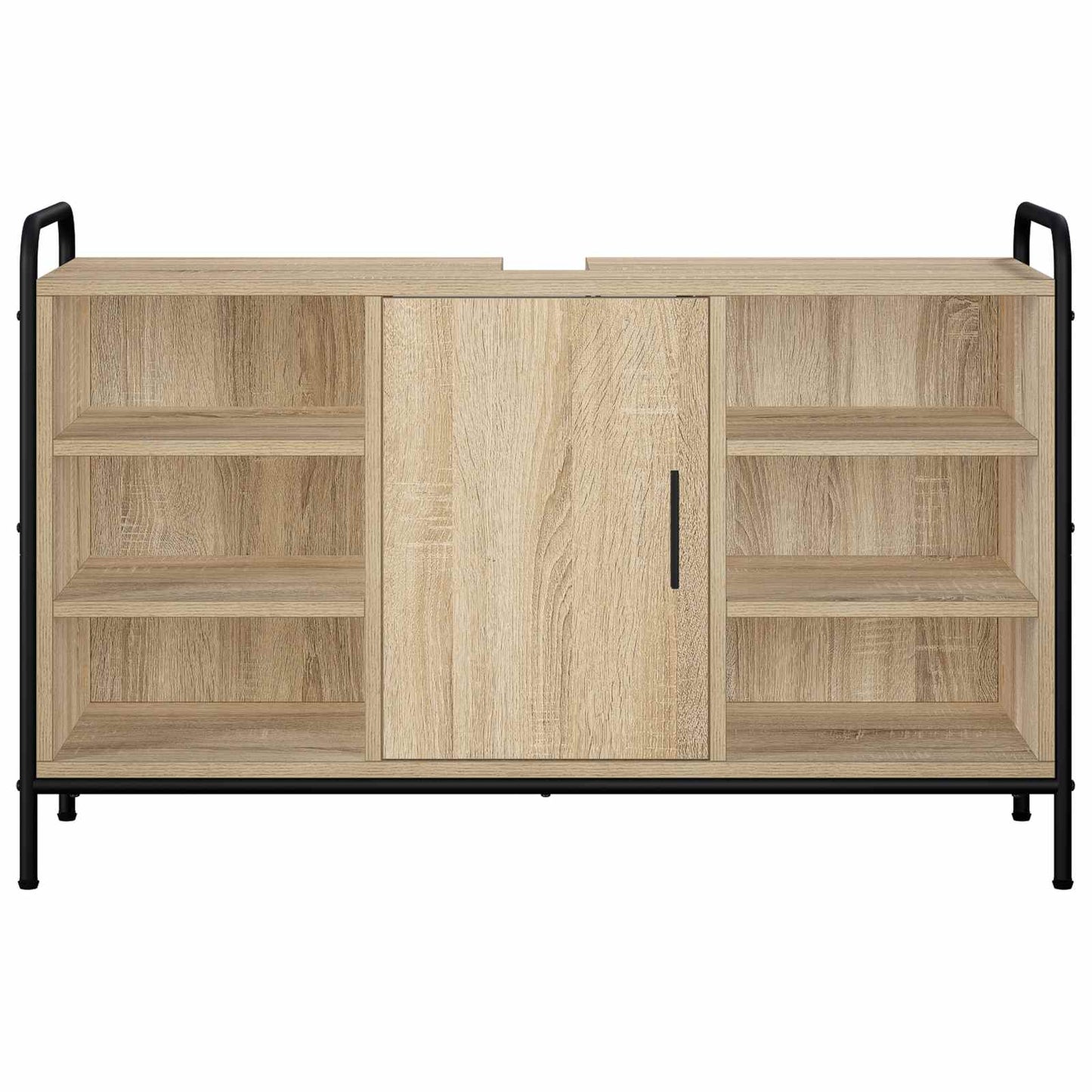vidaXL Ντουλάπι Μπάνιου Sonoma Δρυς 95 x 34 x 61 εκ.