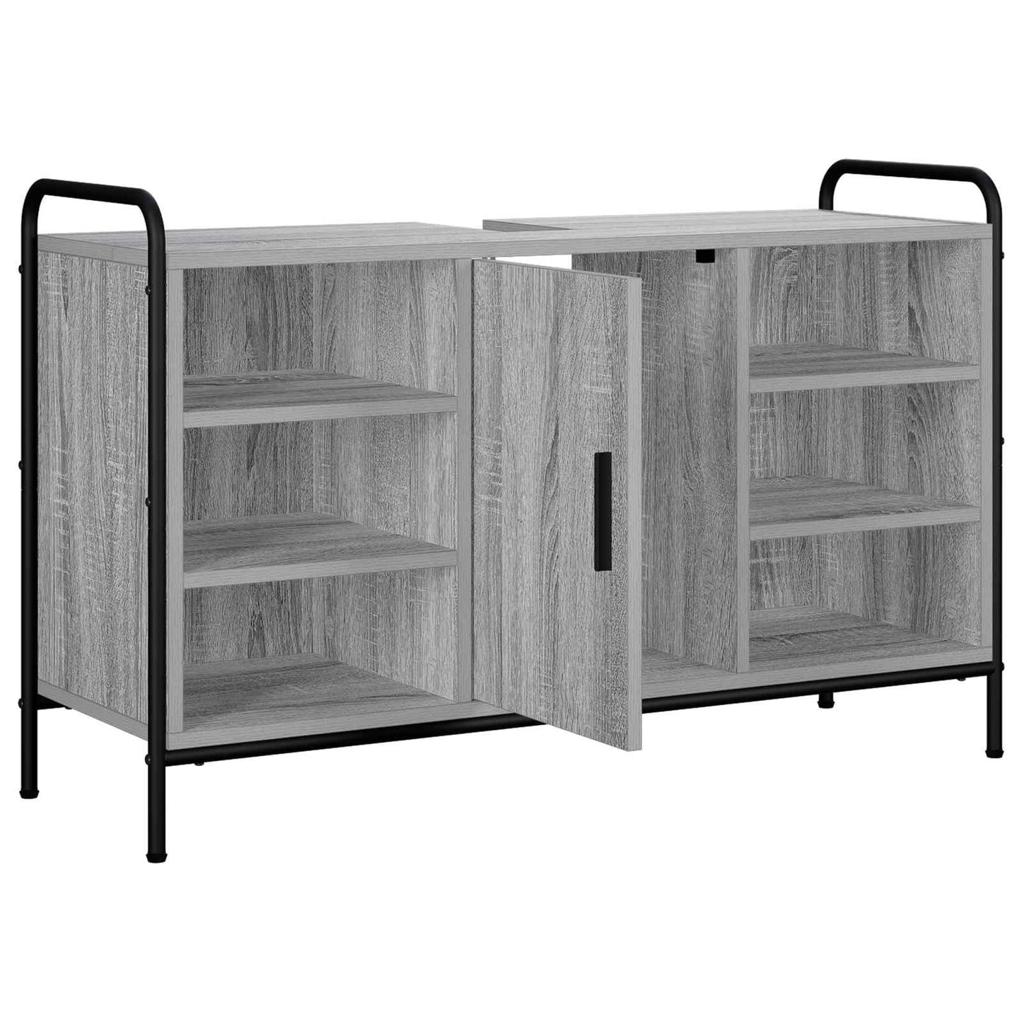 vidaXL Ντουλάπι Μπάνιου Γκρι Sonoma 95 x 34 x 61 εκ.