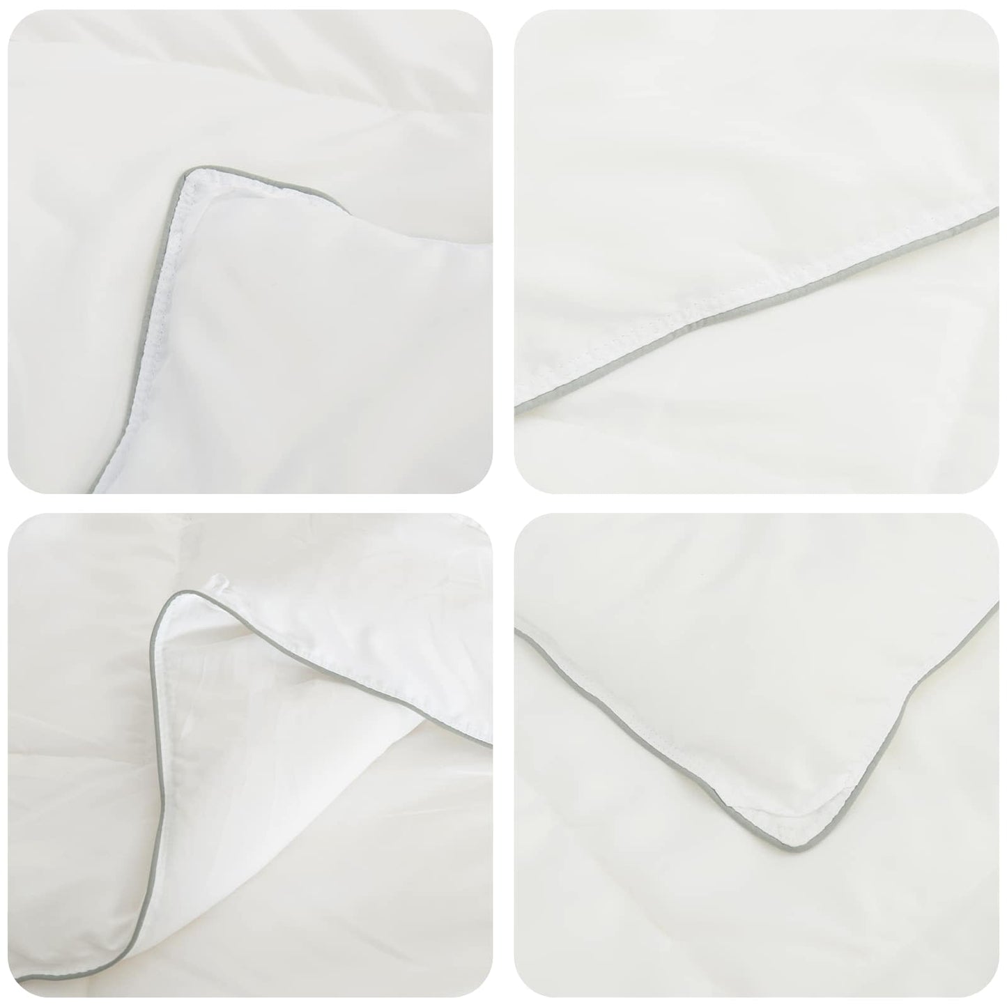 vidaXL Πάπλωμα 140x200 εκ. Καλοκαίρι 200 GSM Αυστραλιανό Μαλλί Λευκό