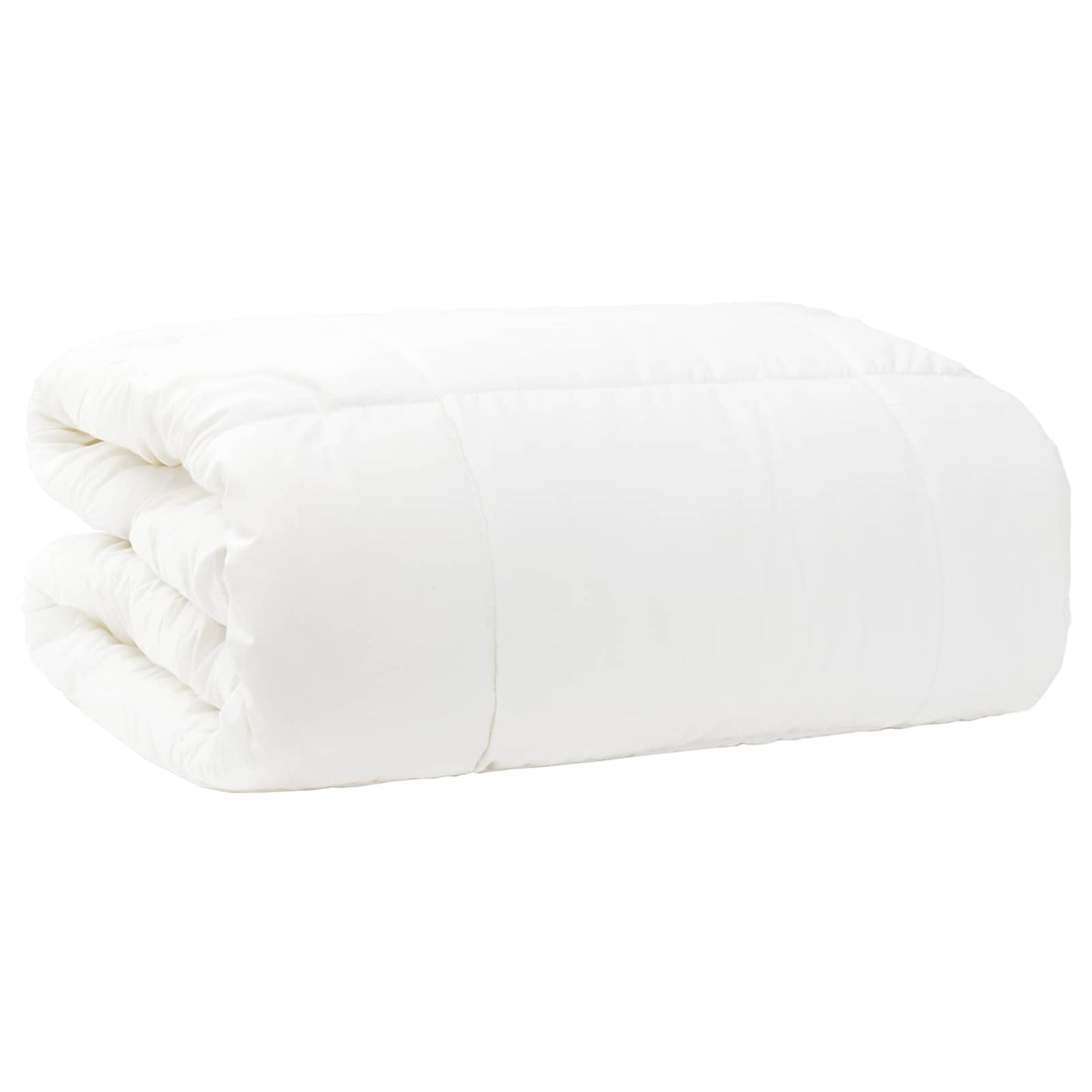 vidaXL Πάπλωμα 200x220 εκ Καλοκαίρι 200 GSM Αυστραλιανό Μαλλί Λευκό