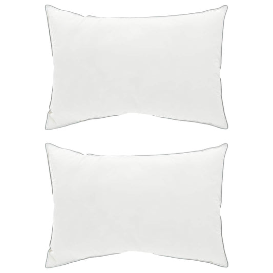 vidaXL Μαξιλάρι 2 τμχ. 40 x 60 cm Αυστραλιανό Μαλλί Λευκό