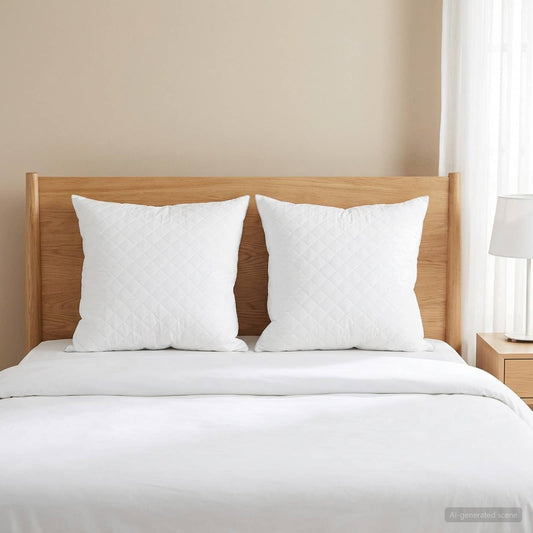 vidaXL Μαξιλάρι FULDA 2 τμχ. 50 x 50 cm 100% Πούπουλο και φτερό χήνας