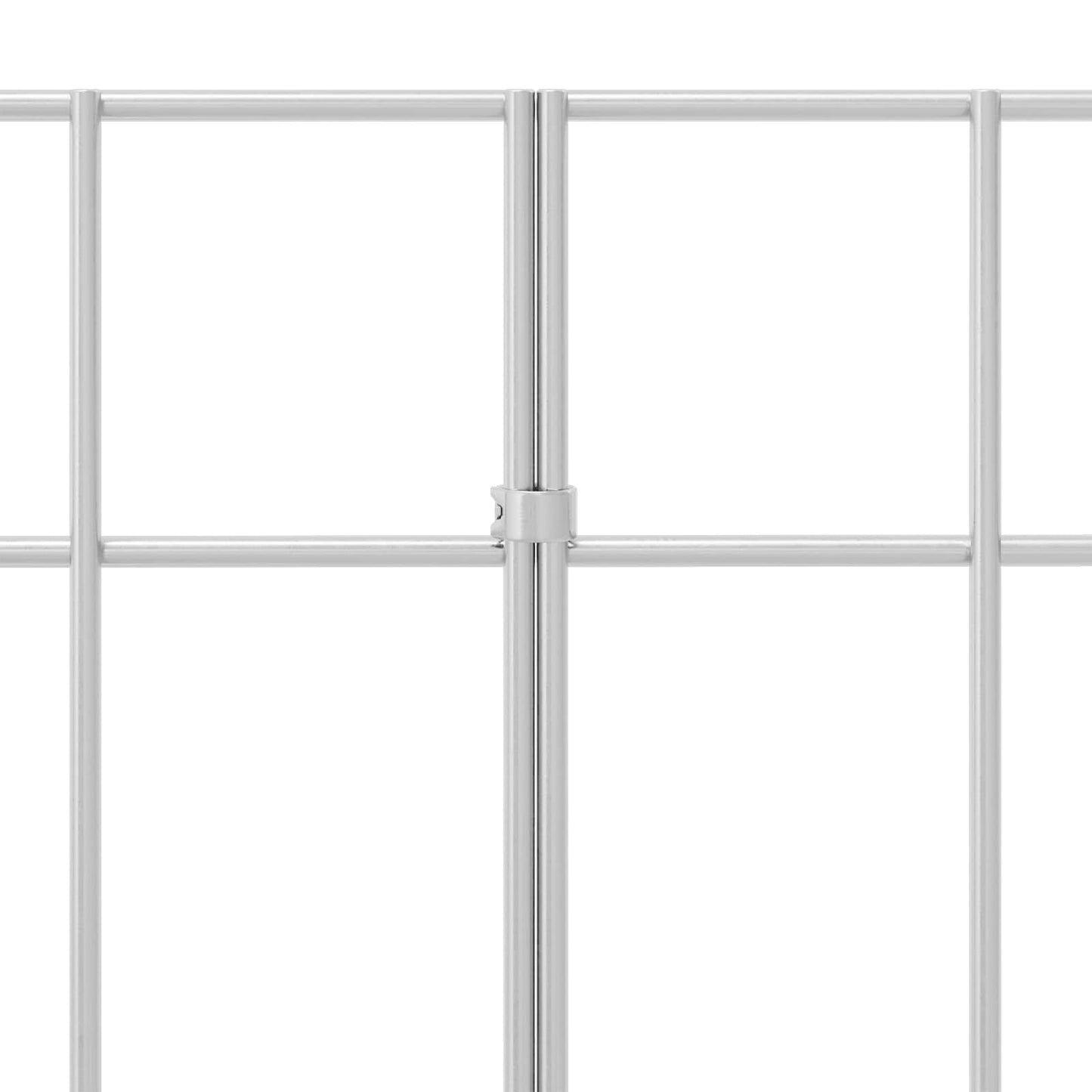 vidaXL Πάνελ Φράχτη Κήπου 12 τμχ. 100 x 30 cm Γαλβανισμένος Χάλυβας