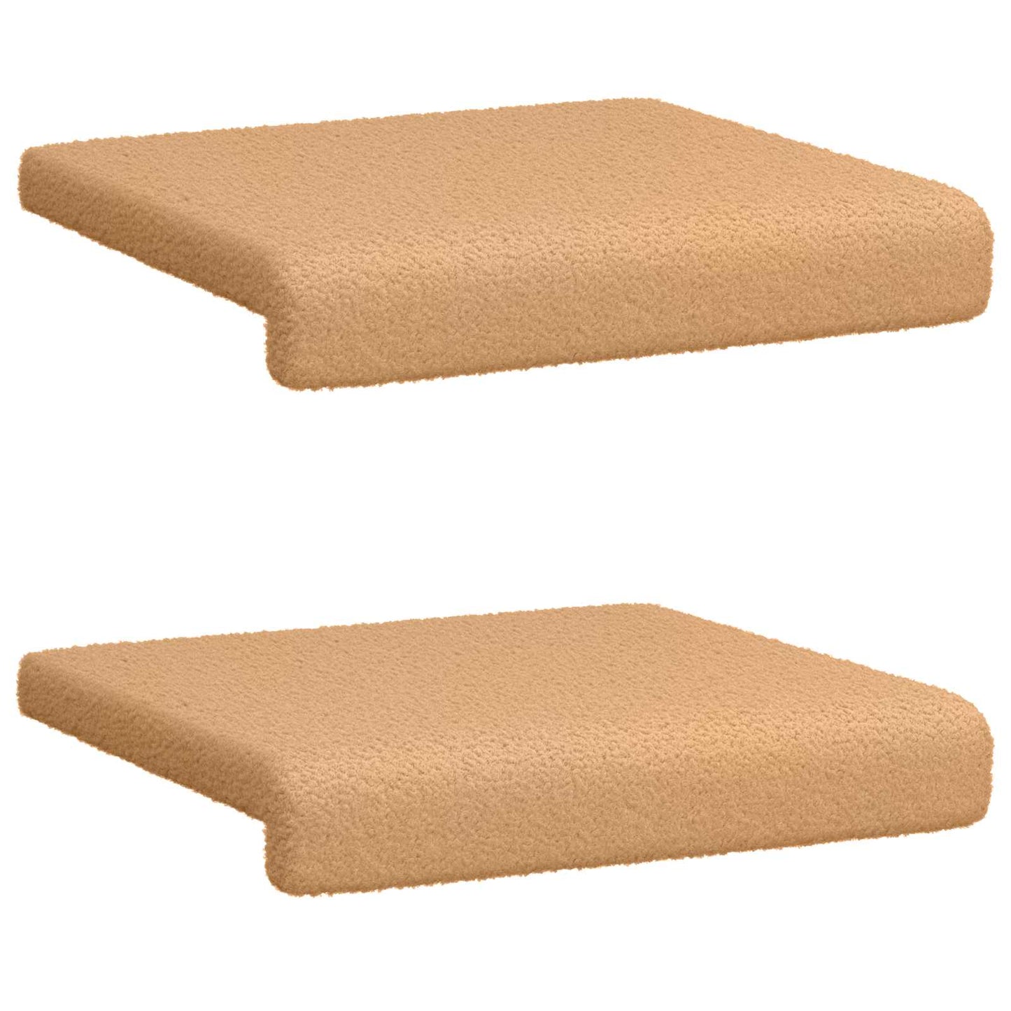 vidaXL Μαξιλάρι πάγκου 2 pcs Υφάσματος Sherpa Μπεζ Βάθος 35 εκ.