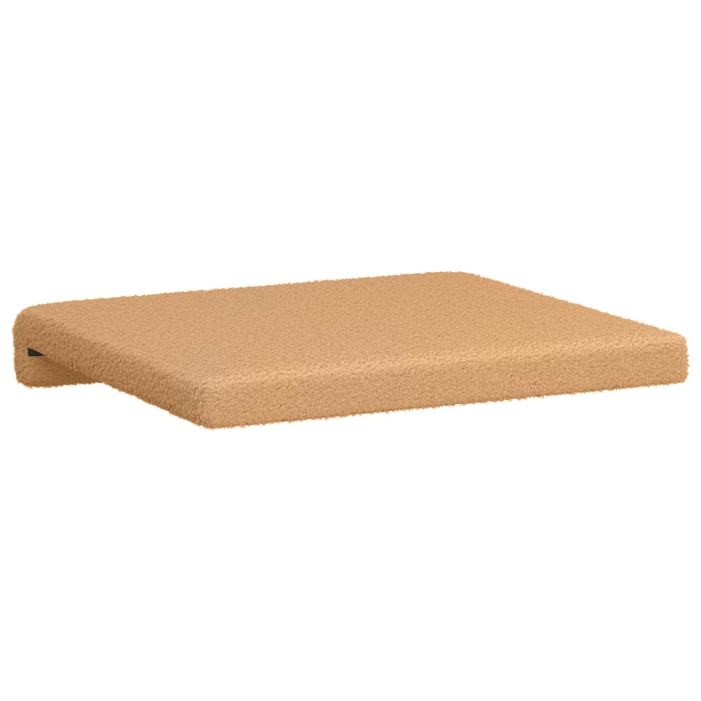 vidaXL Μαξιλάρι πάγκου 2 pcs Υφάσματος Sherpa Μπεζ Βάθος 35 εκ.